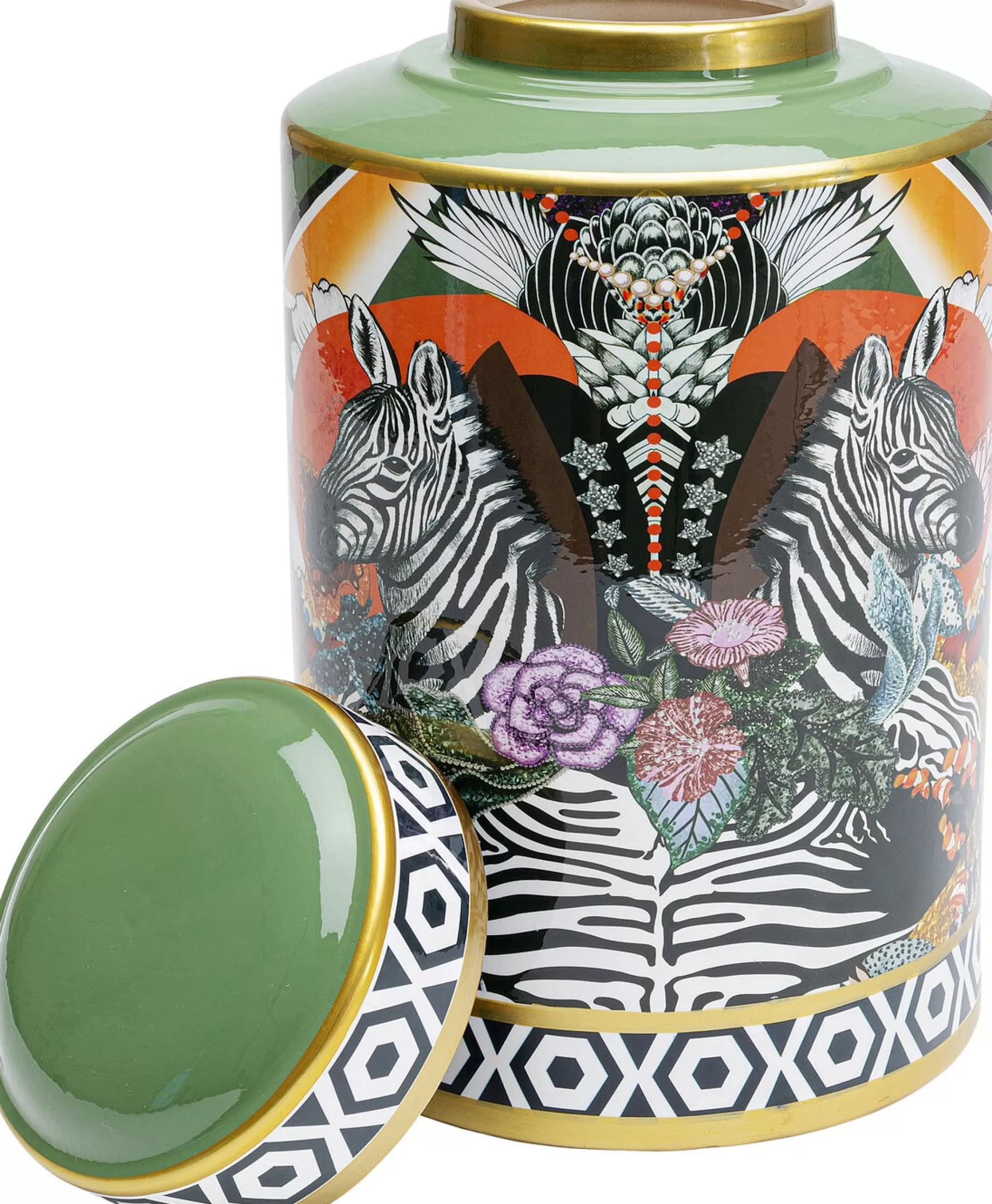 Hot Decoratiepot Zebra Duo 30Cm Decoratieve Beelden