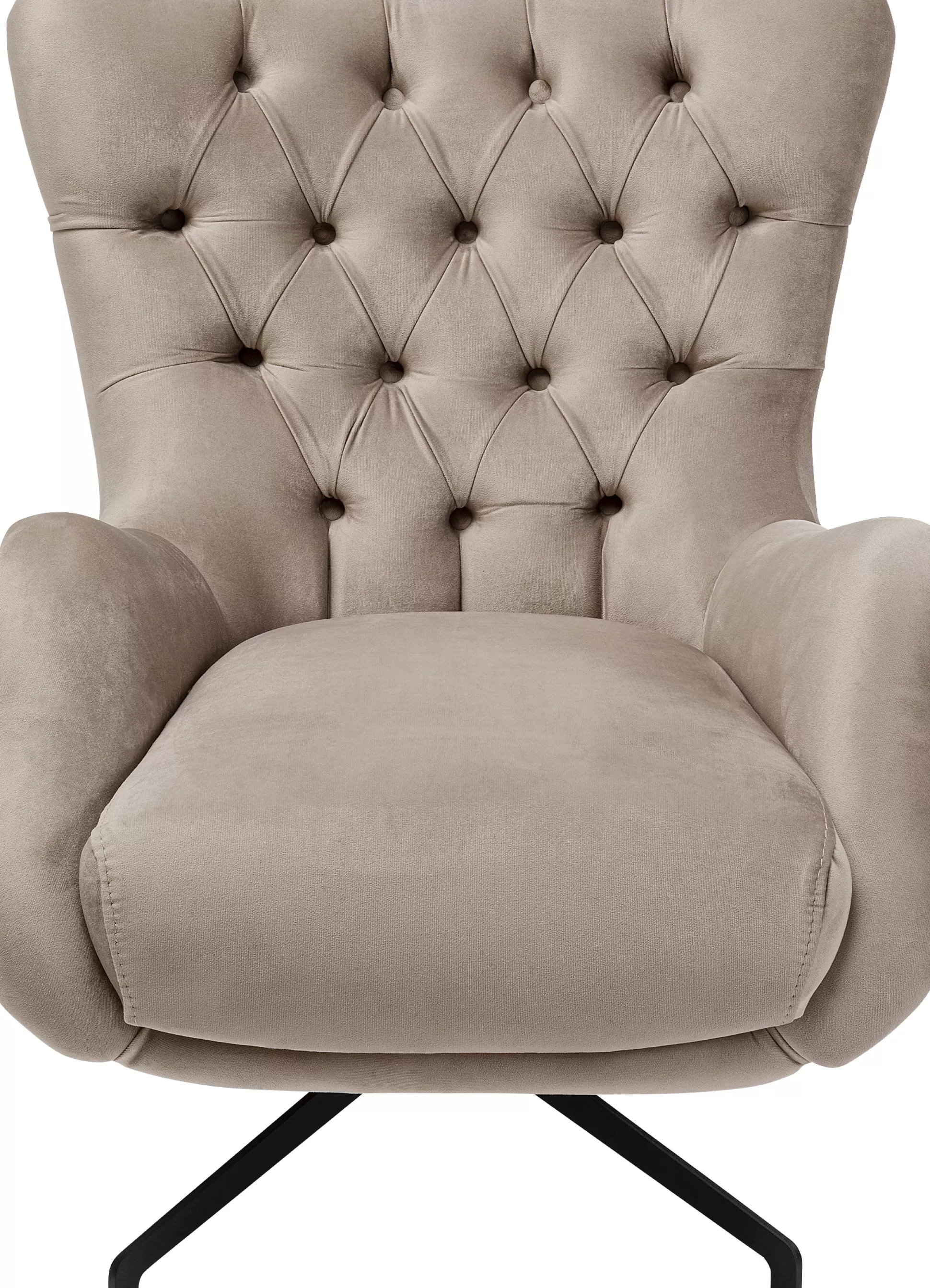 Best Sale Draaifauteuil Bellissima Velvet Beige Fauteuils