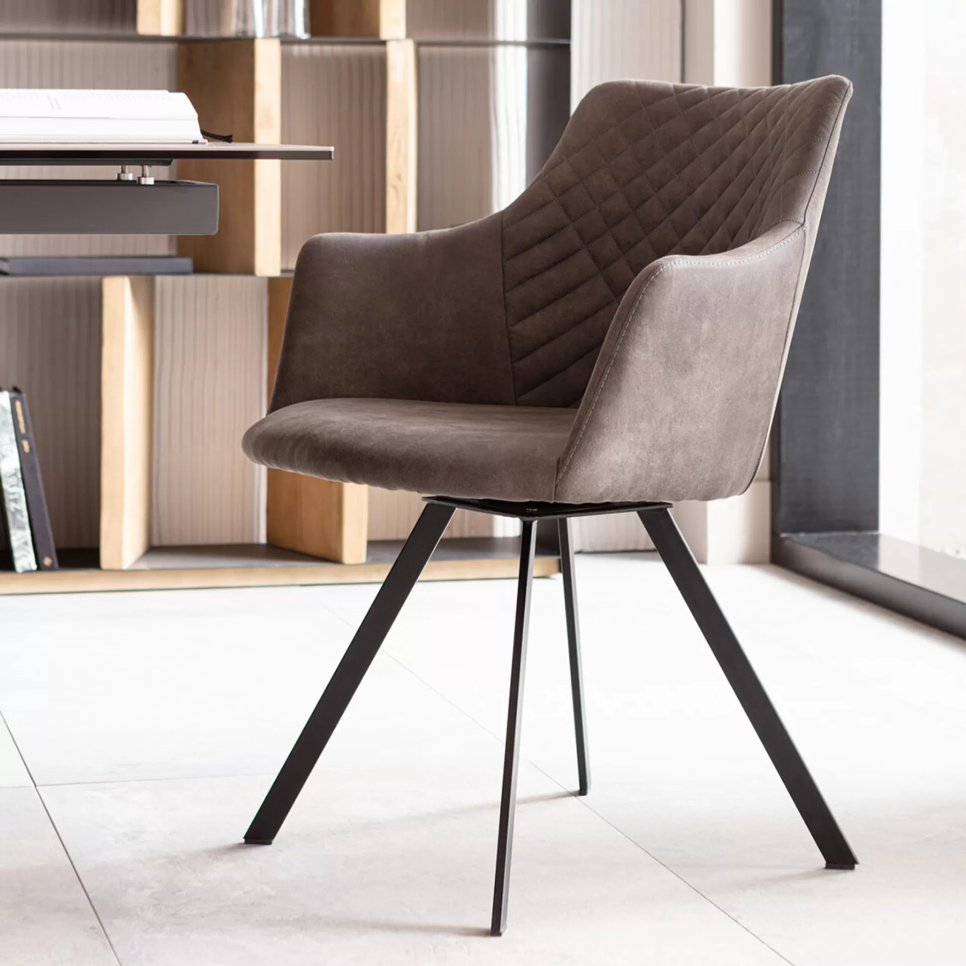 Online Draaistoel Coco Anthracite Stoelen