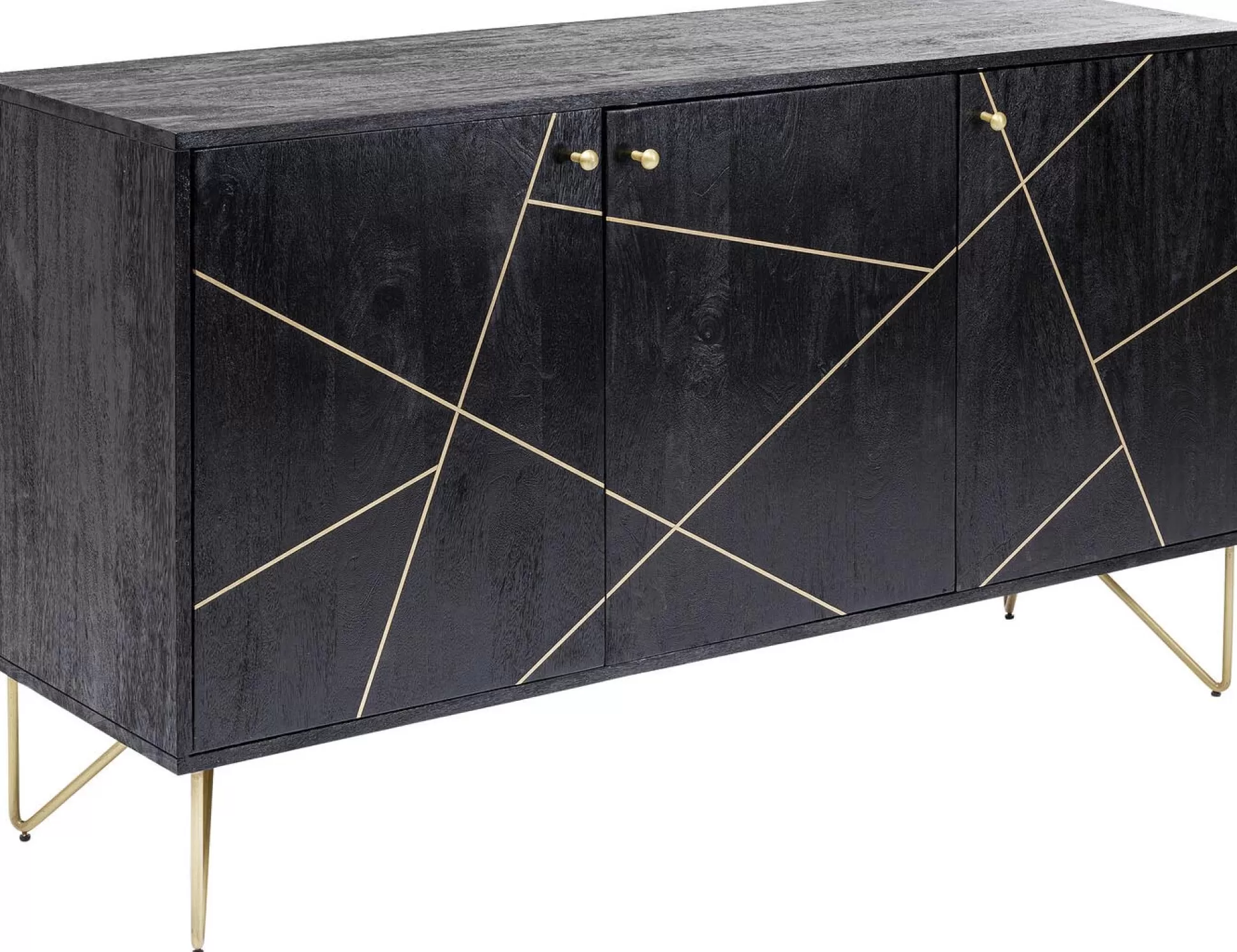 Online Dressoir Gold Vein 3 Doors 145X82Cm Dressoirs