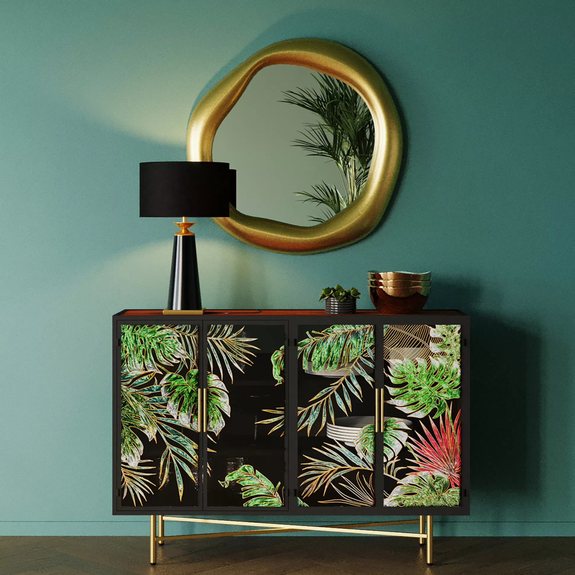 Online Dressoir Jungle 135X95Cm Dressoirs