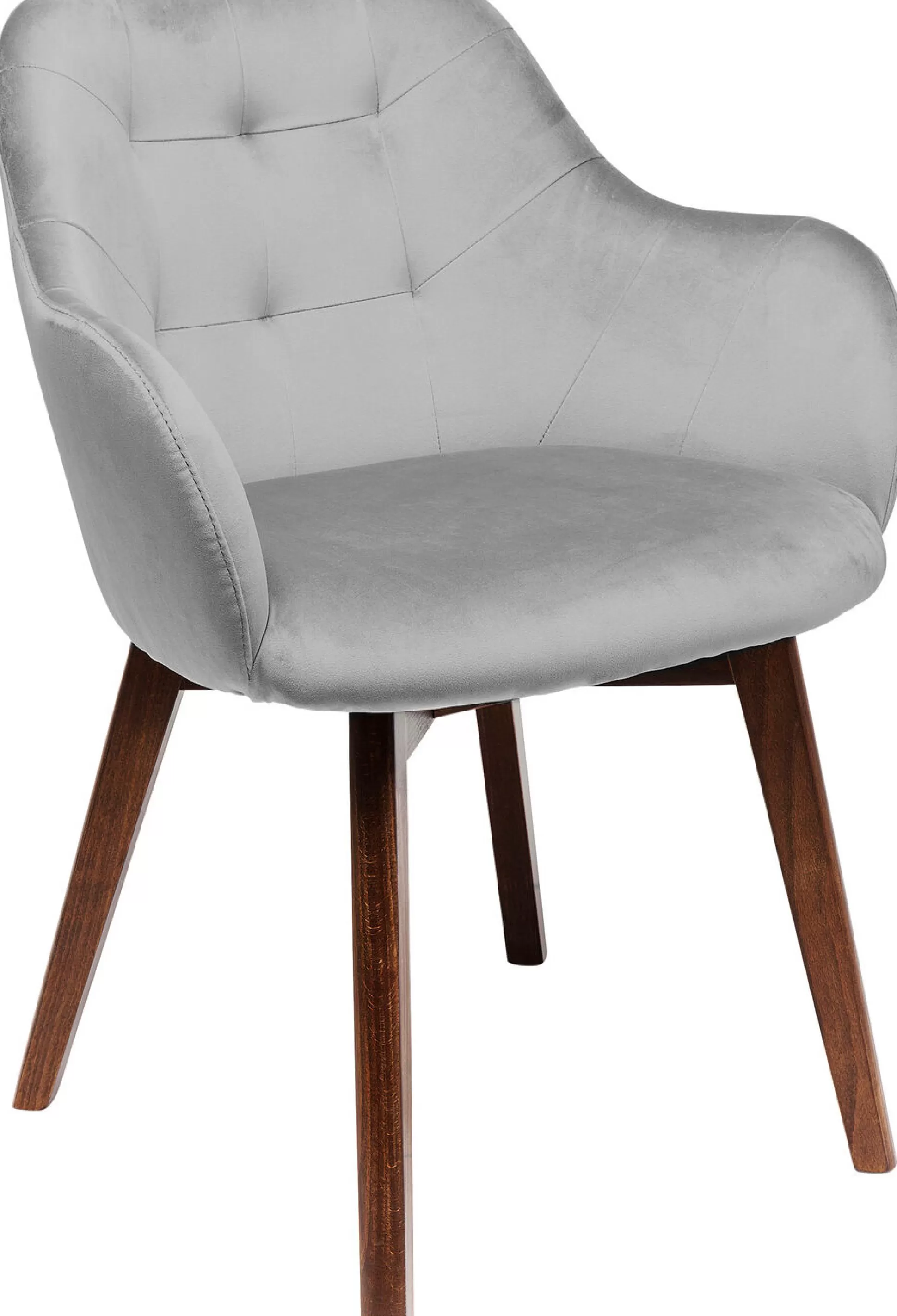 Sale Eetkamerstoel Dark Lady Fluweel Grijs Stoelen