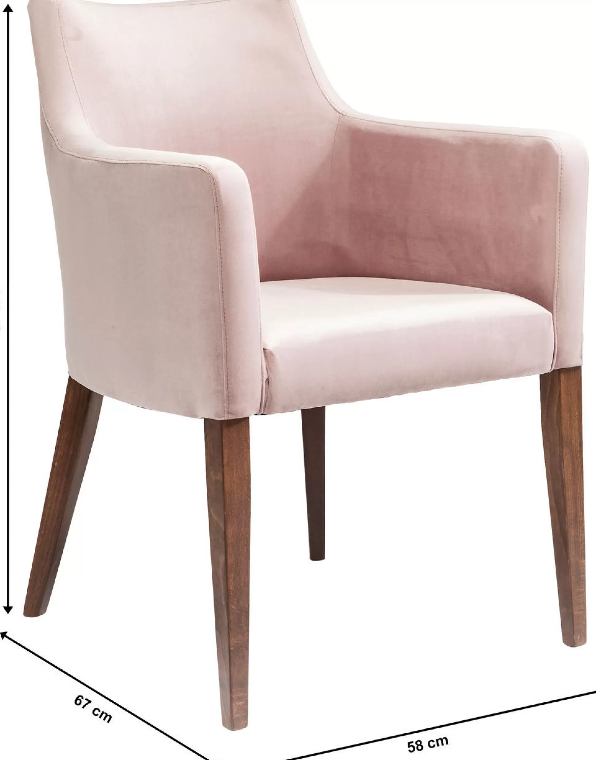 Outlet Eetkamerstoel Mode Fluweel Roze Stoelen