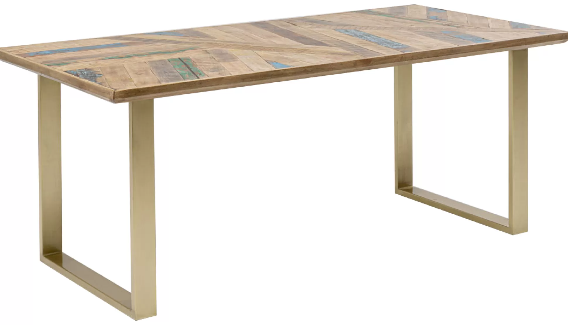 Outlet Eettafel Abstract Brass 90X180Cm Tafels