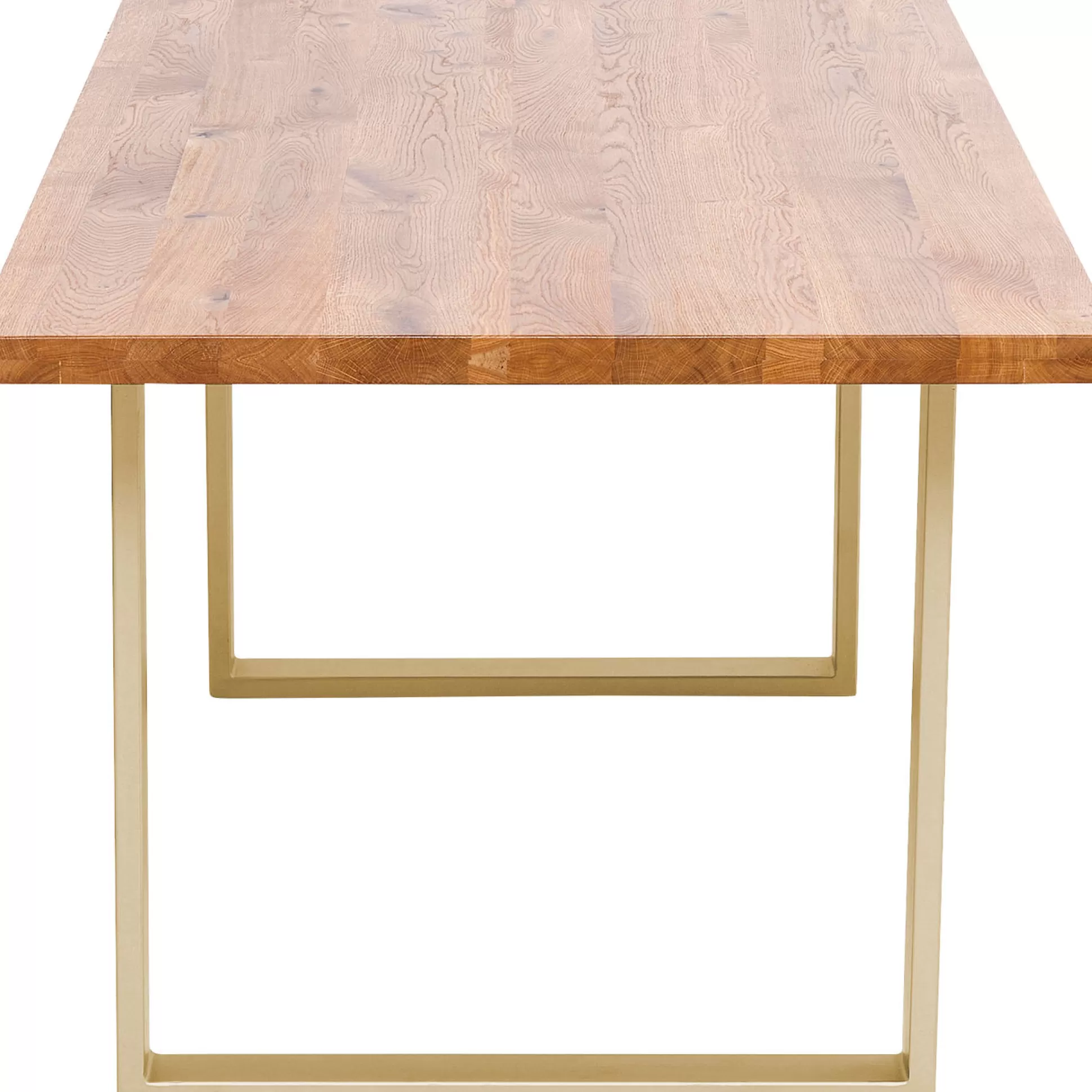 Store Eettafel Jackie Oak Brass 160X80 Eettafels