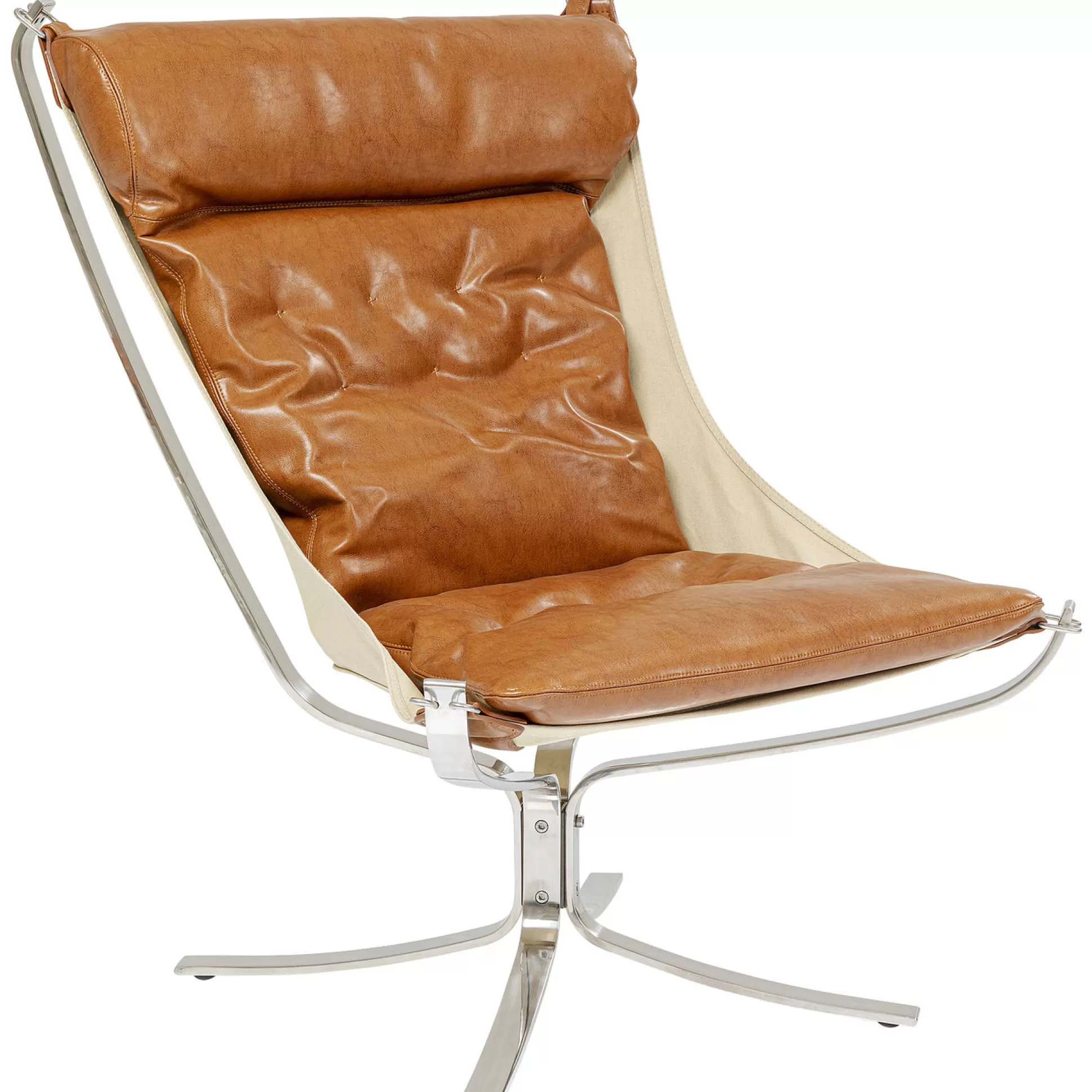 Clearance Fauteuil Met Kruk Washington Bruin Fauteuils