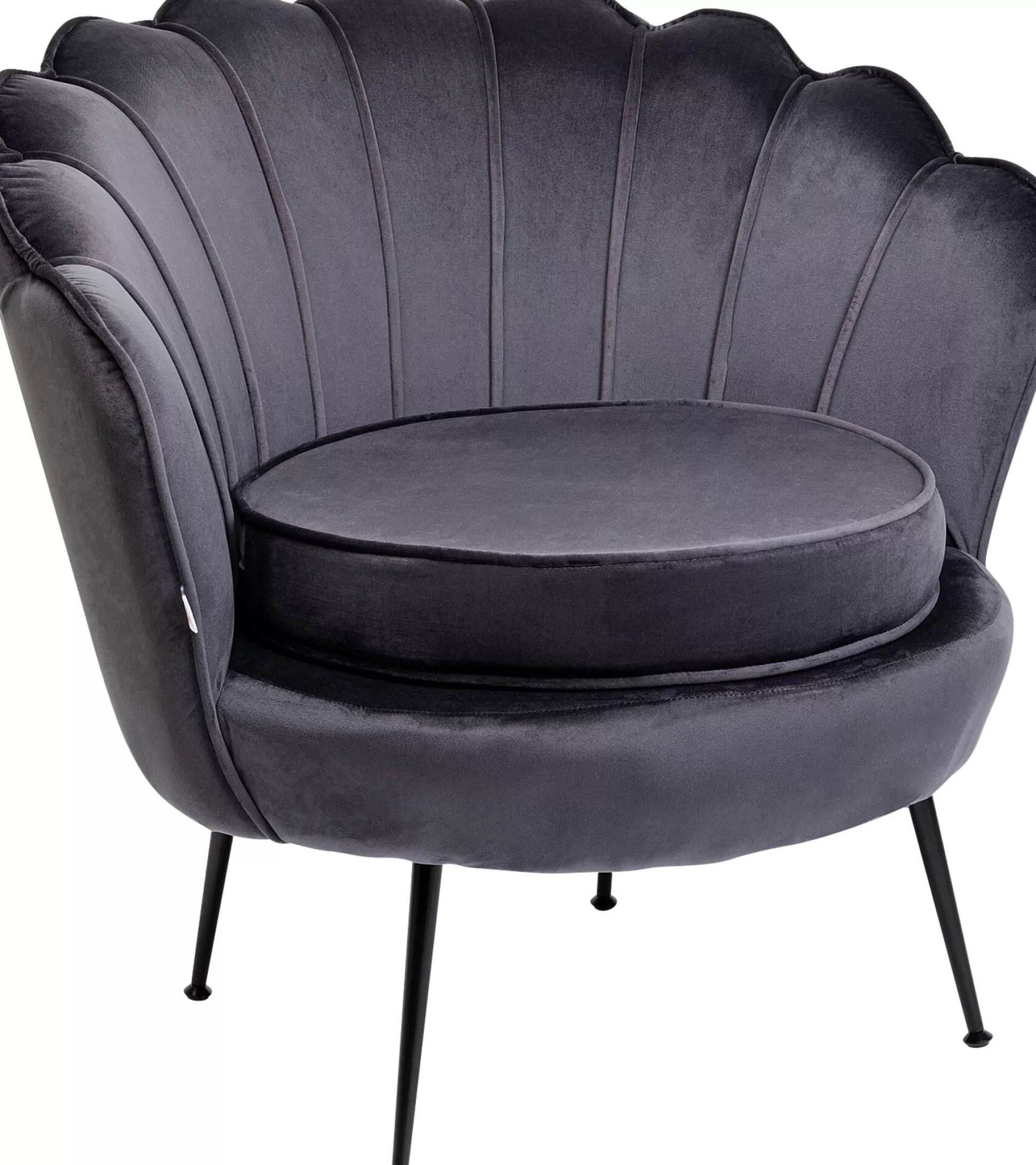 New Fauteuil Water Lily Black Grey Fauteuils