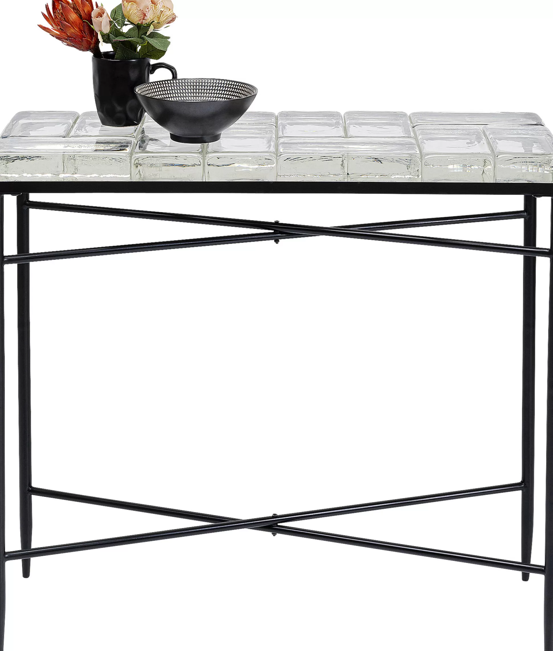 New Haltafel Iceline Black 82X76Cm Sidetables