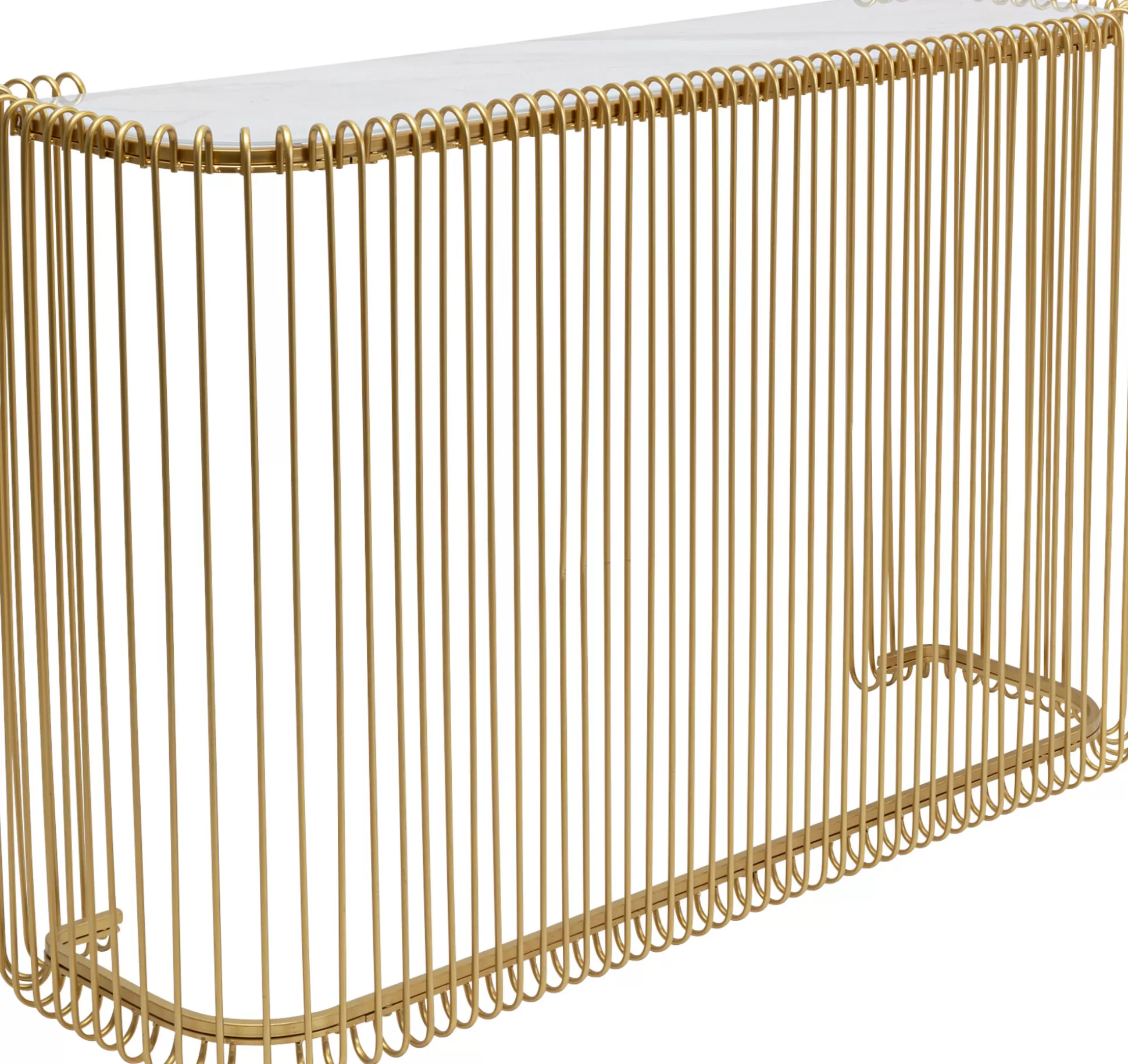 Flash Sale Haltafel Wire Glass Marble Gold 142X89Cm Sidetables