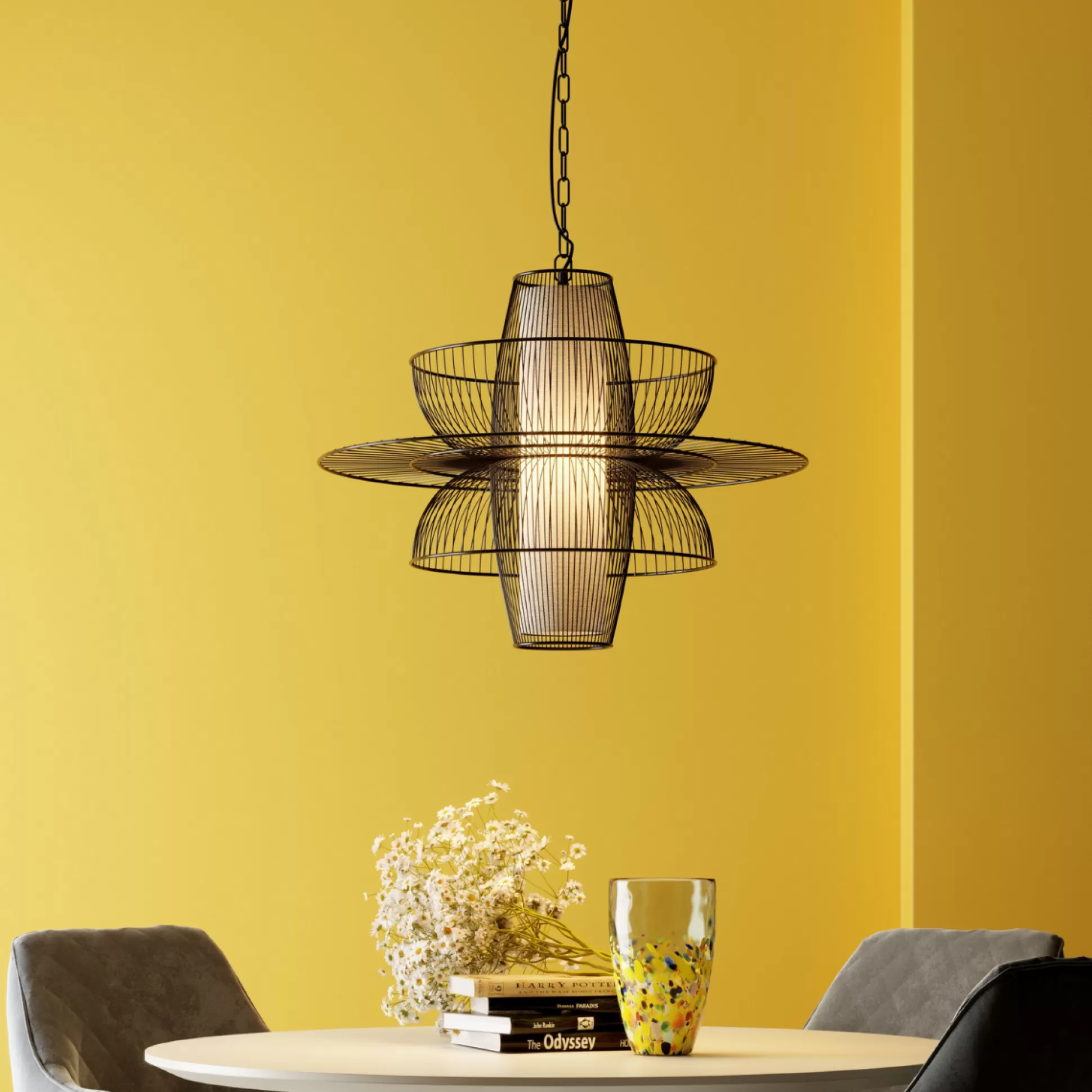 Best Sale Hanglamp Capello Opposto Zwart Hanglampen