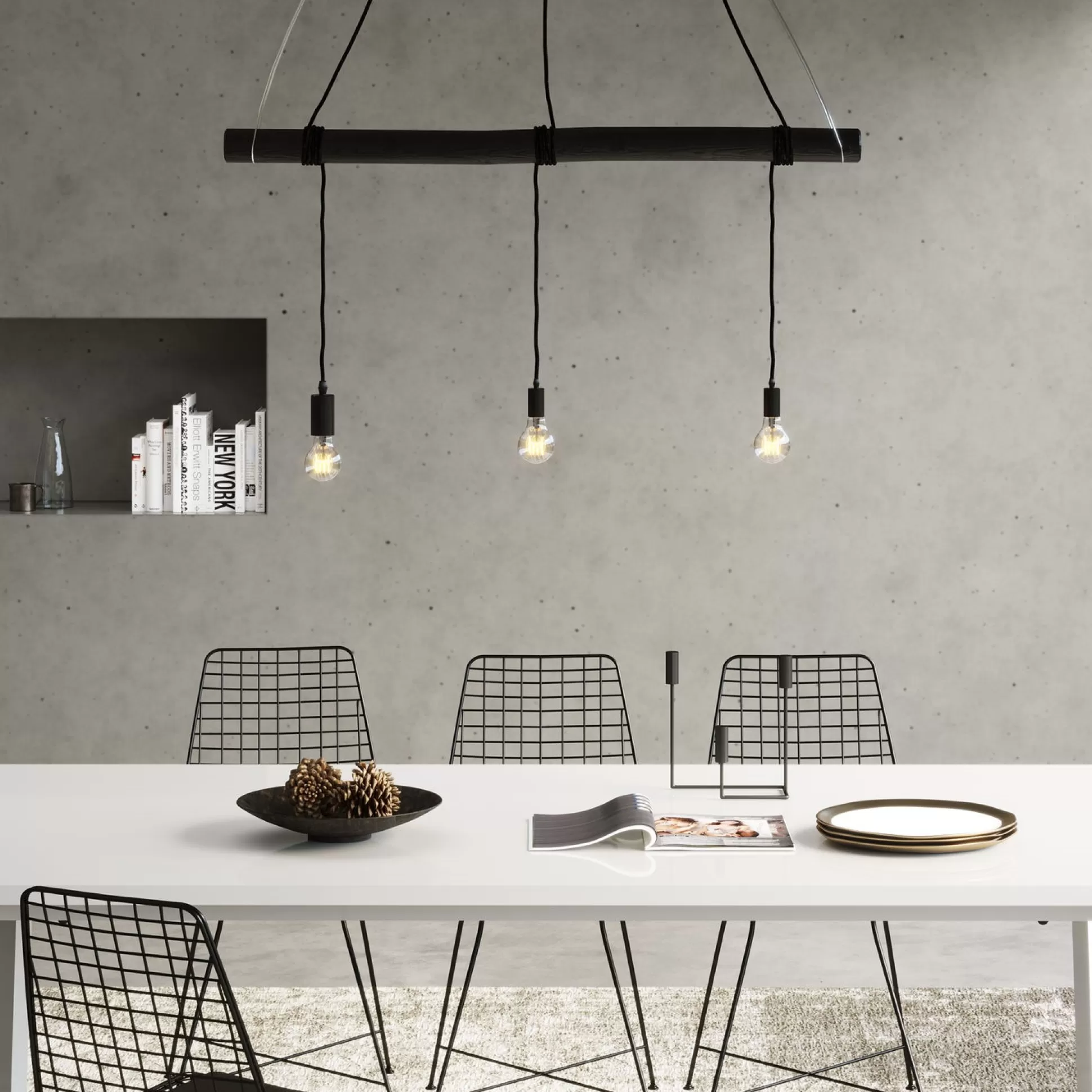 Fashion Hanglamp Dining Black Hanglampen