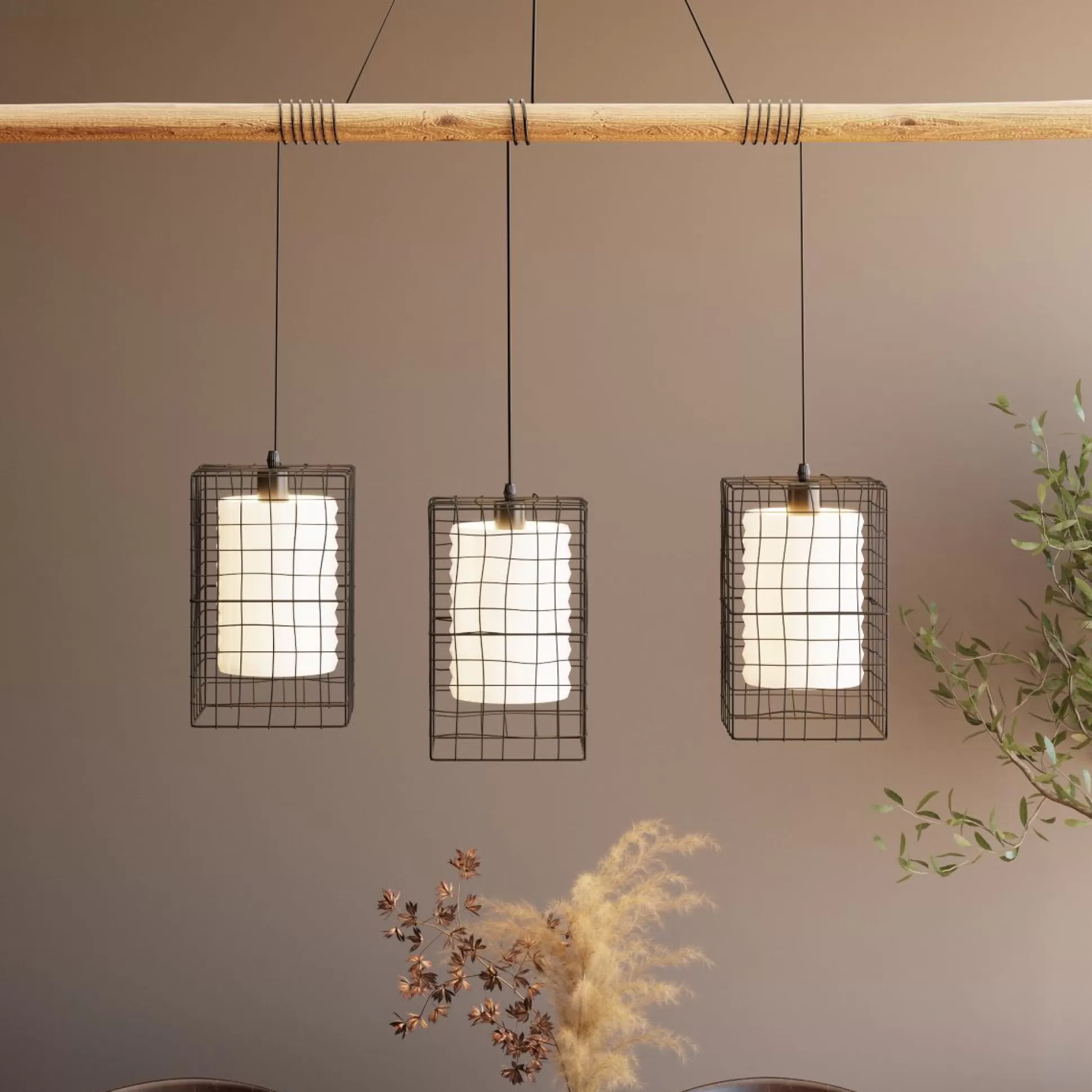 Fashion Hanglamp Three Grids Hanglampen