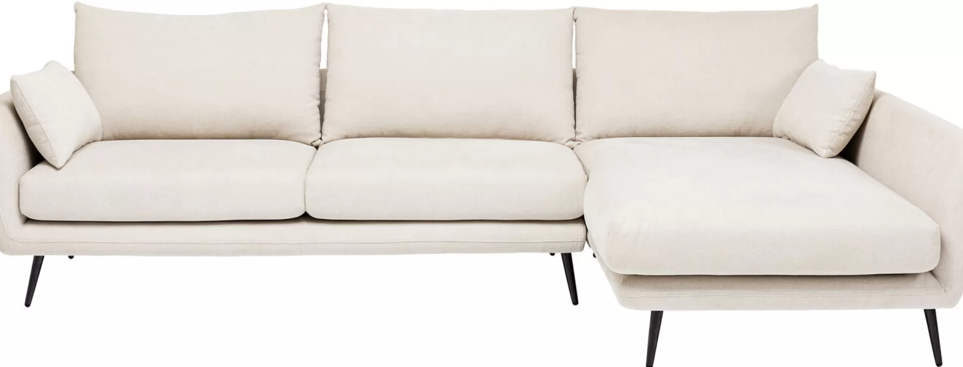 Cheap Hoekbank Amalfi Rechts Creme 275Cm Hoekbanken