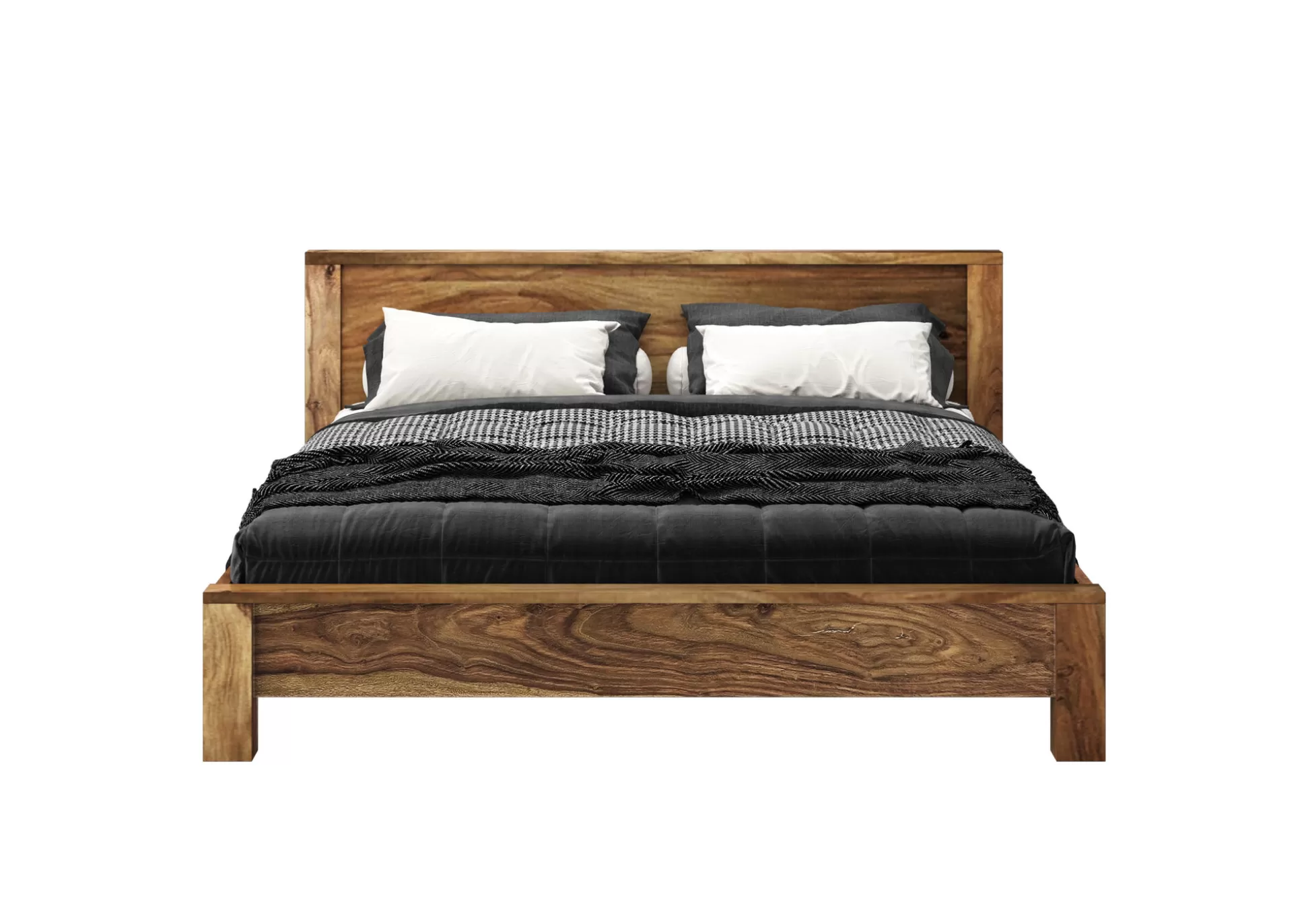 Flash Sale Houten Bed Authentico 160X200Cm Bedden