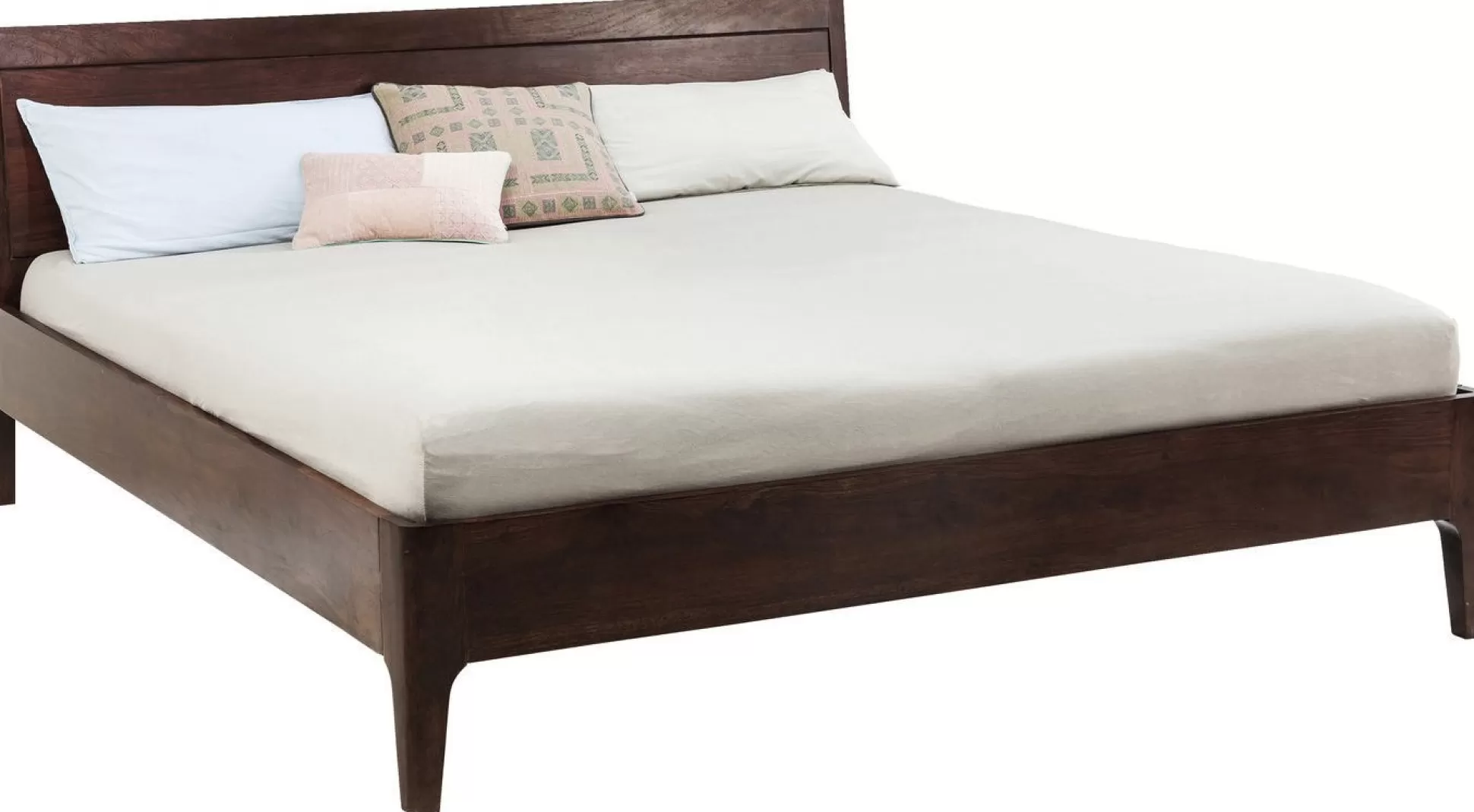 Discount Houten Bed Brooklyn Walnut 160X200Cm Bedden