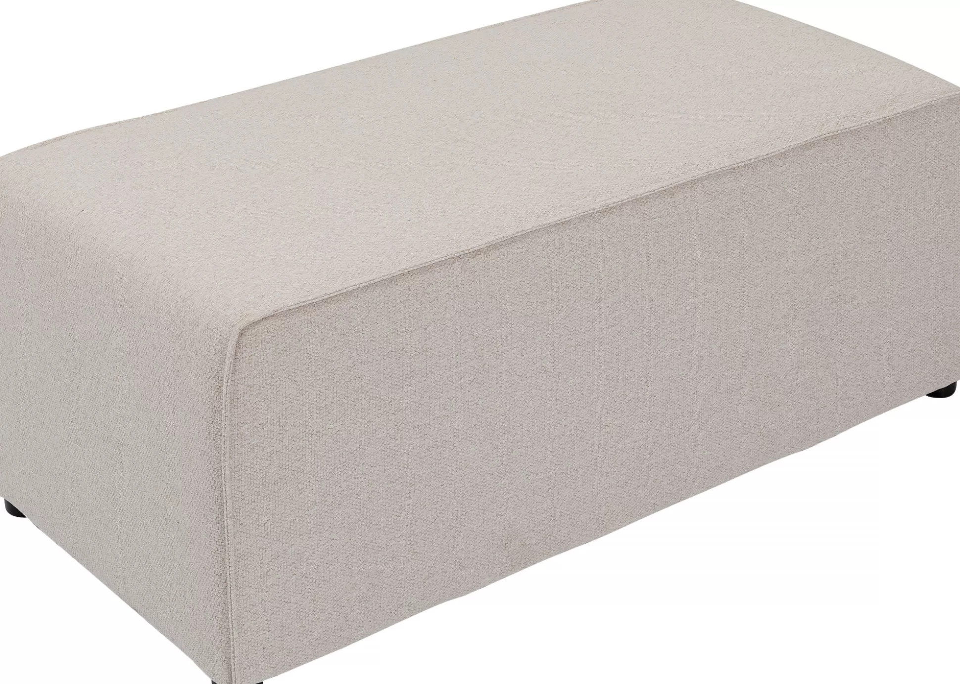 Outlet Infinity Pouff Elements Cream 50X100Cm Krukken