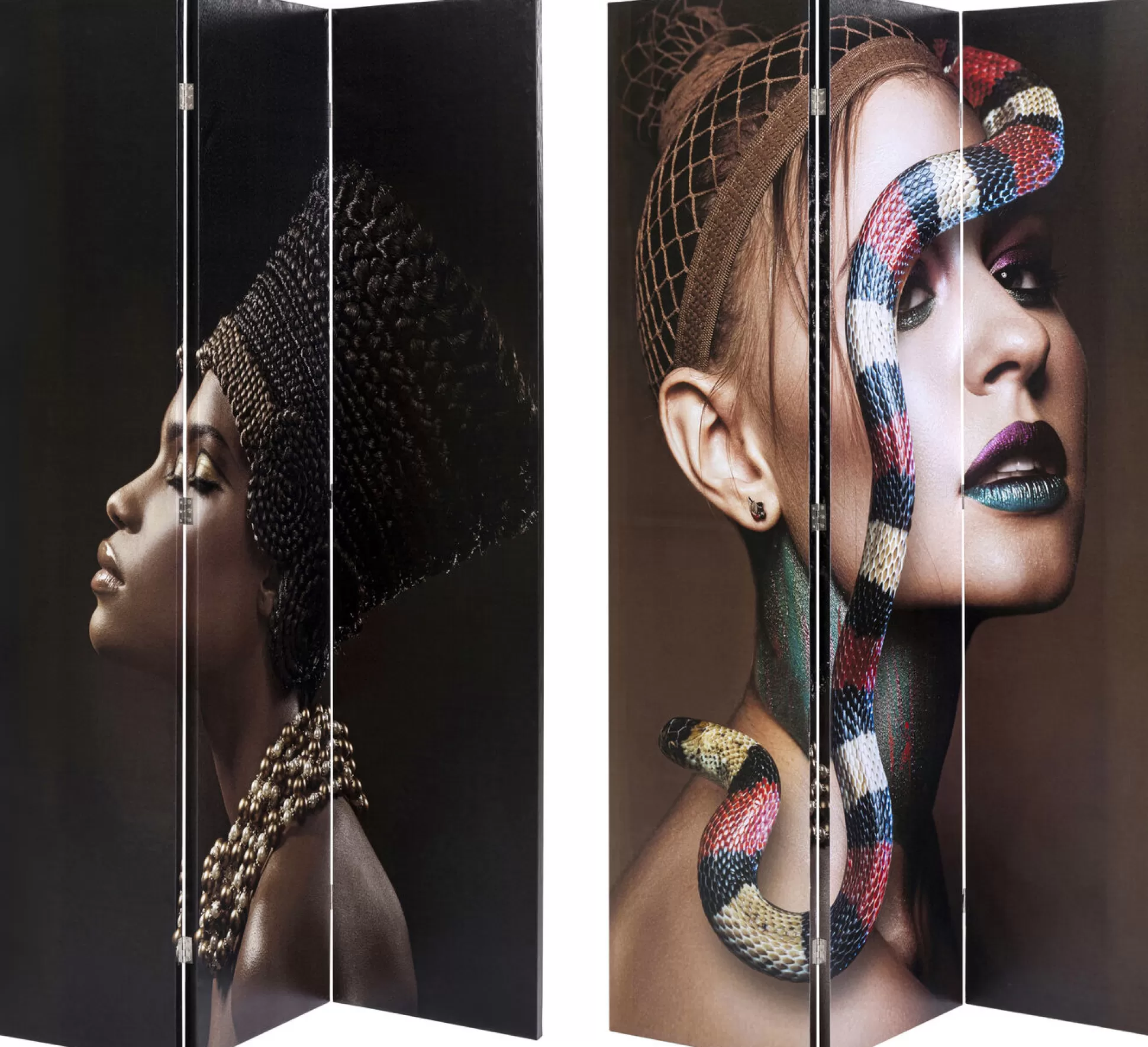 Flash Sale Kamerscherm Royal Headdress Vs. Snake Girl 120X180Cm Kamerschermen