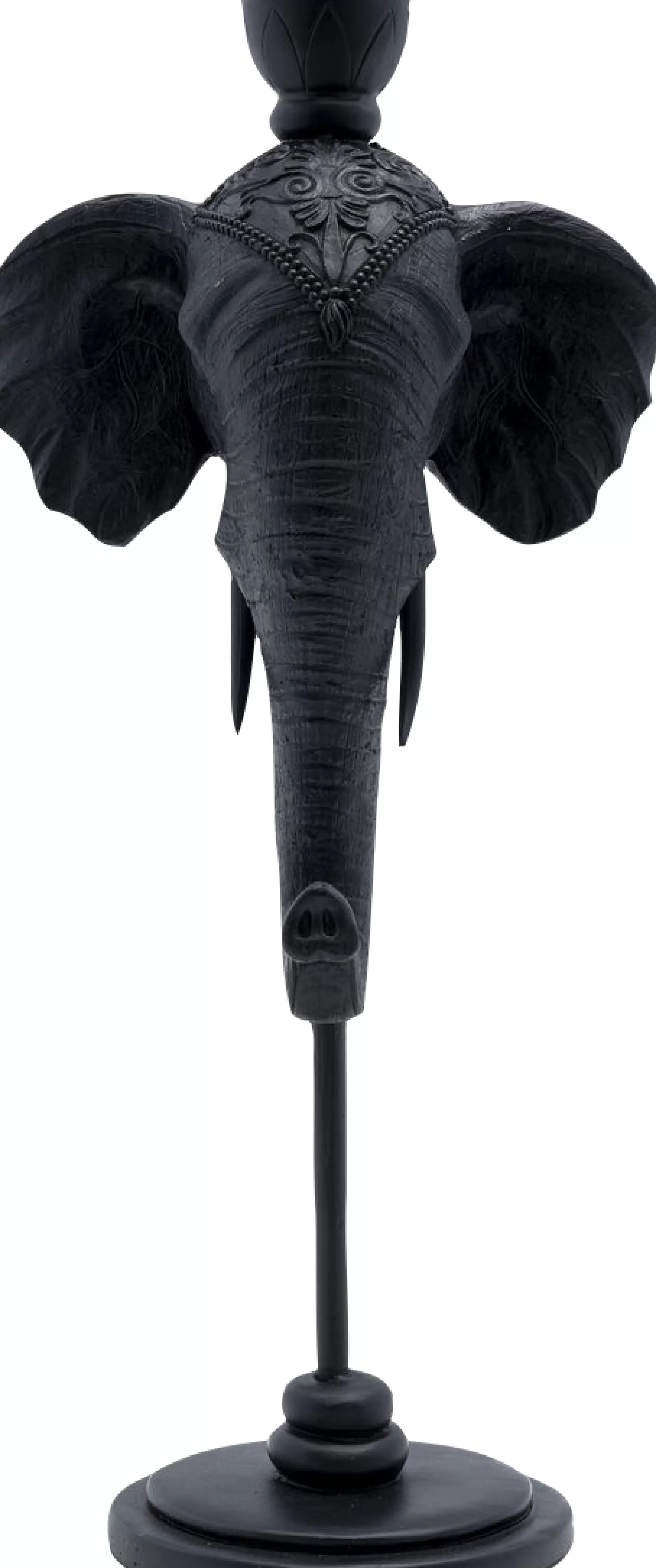 Shop Kandelaar Elephant Head Black 36Cm Kandelaars