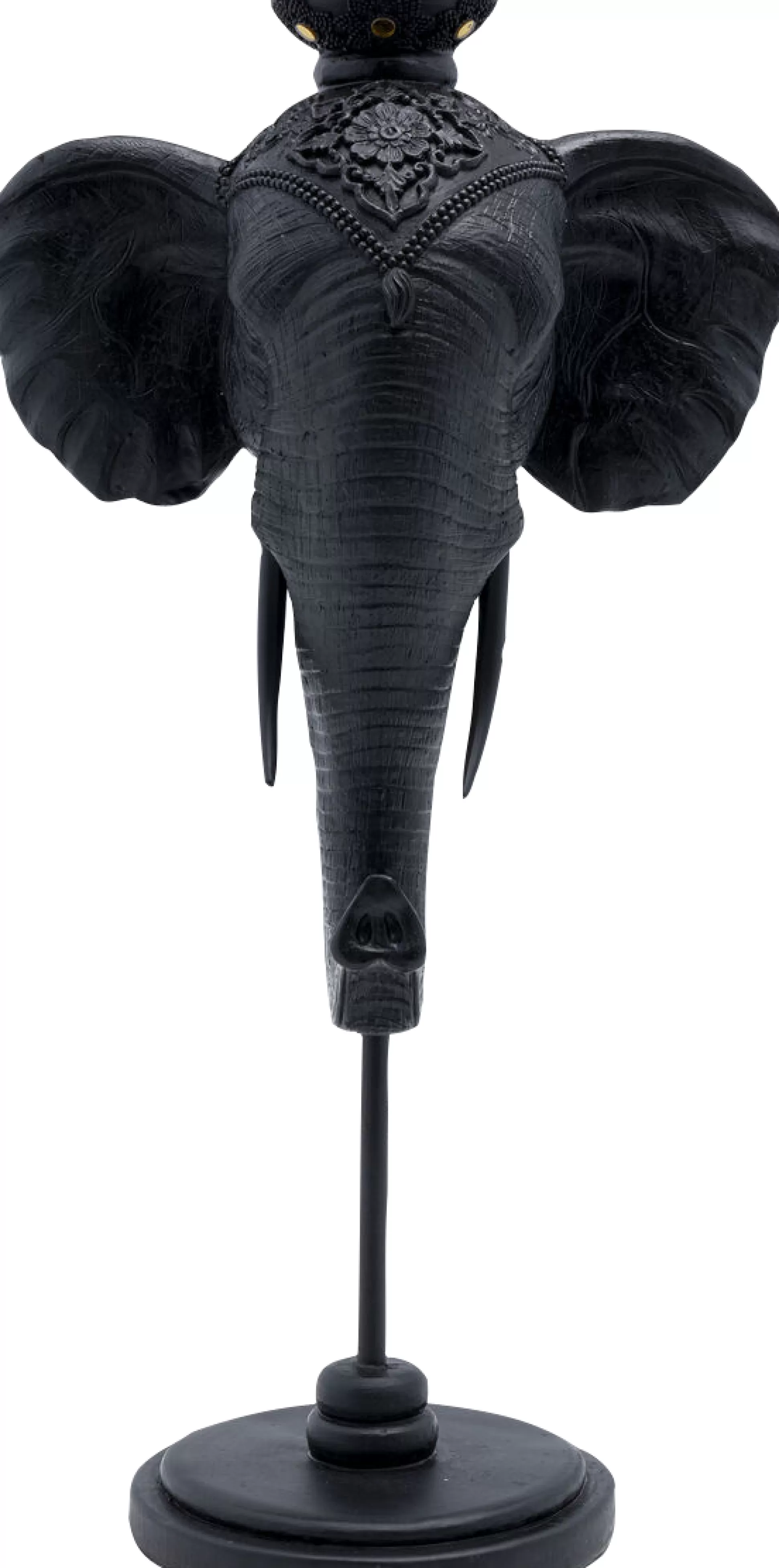 Hot Kandelaar Elephant Head Black 49Cm Kandelaars