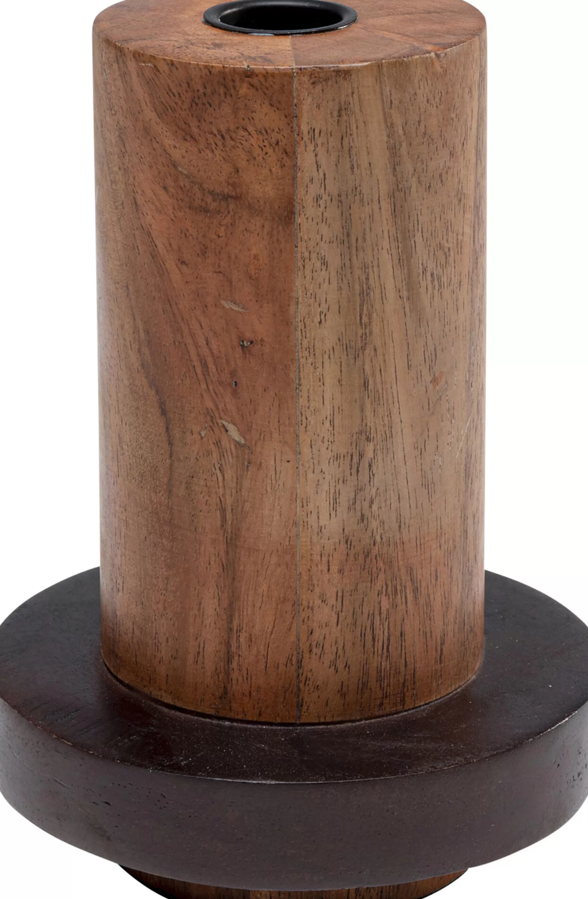 Clearance Kandelaar Wood Cylinder 15Cm Kandelaars