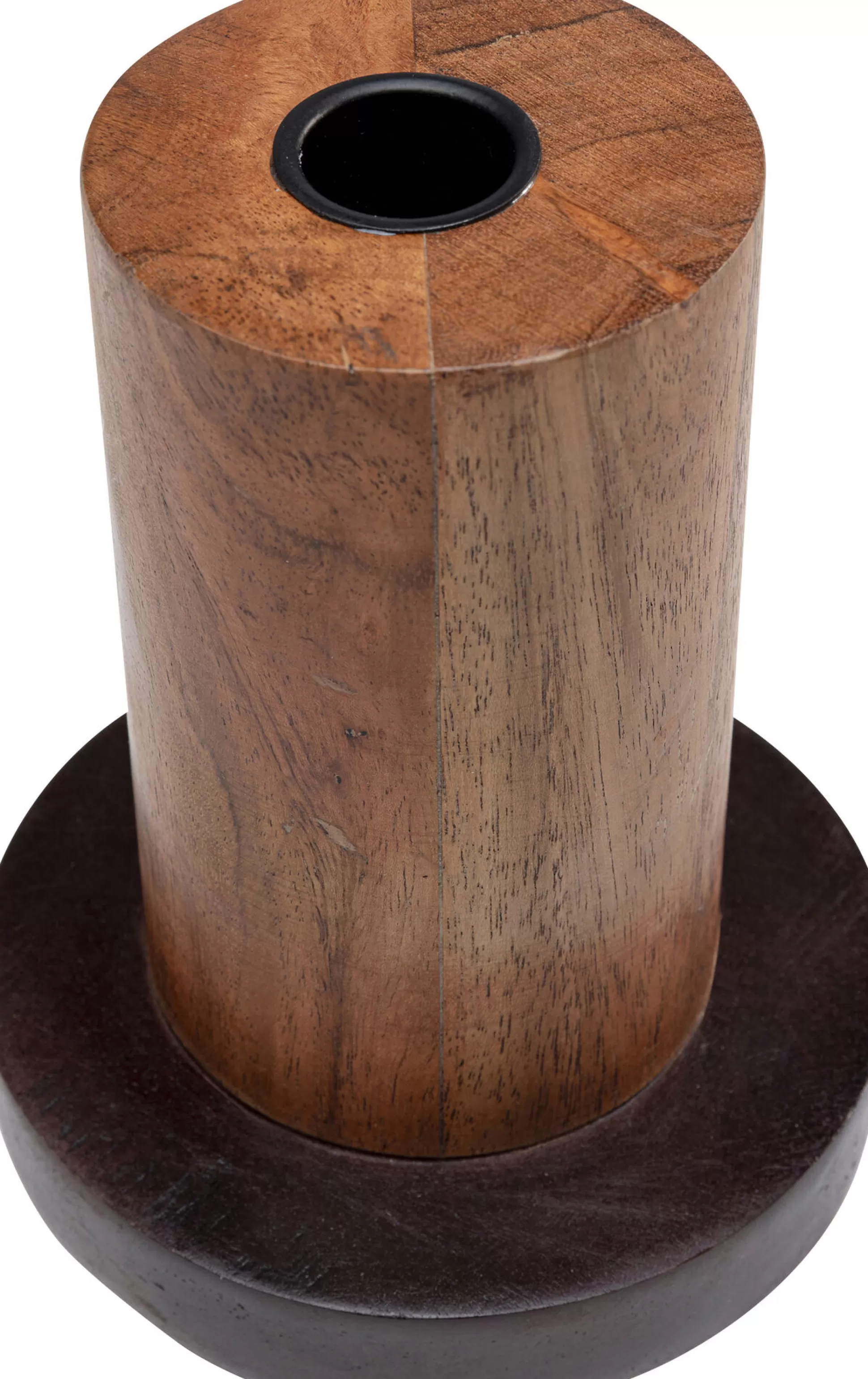 Clearance Kandelaar Wood Cylinder 15Cm Kandelaars