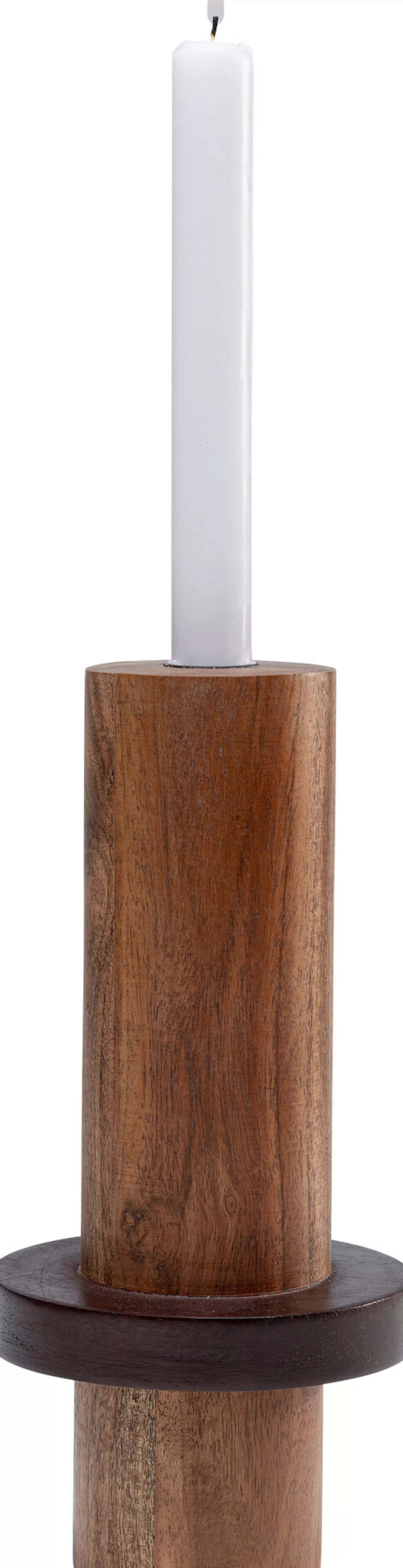 Sale Kandelaar Wood Cylinder 25Cm Kandelaars