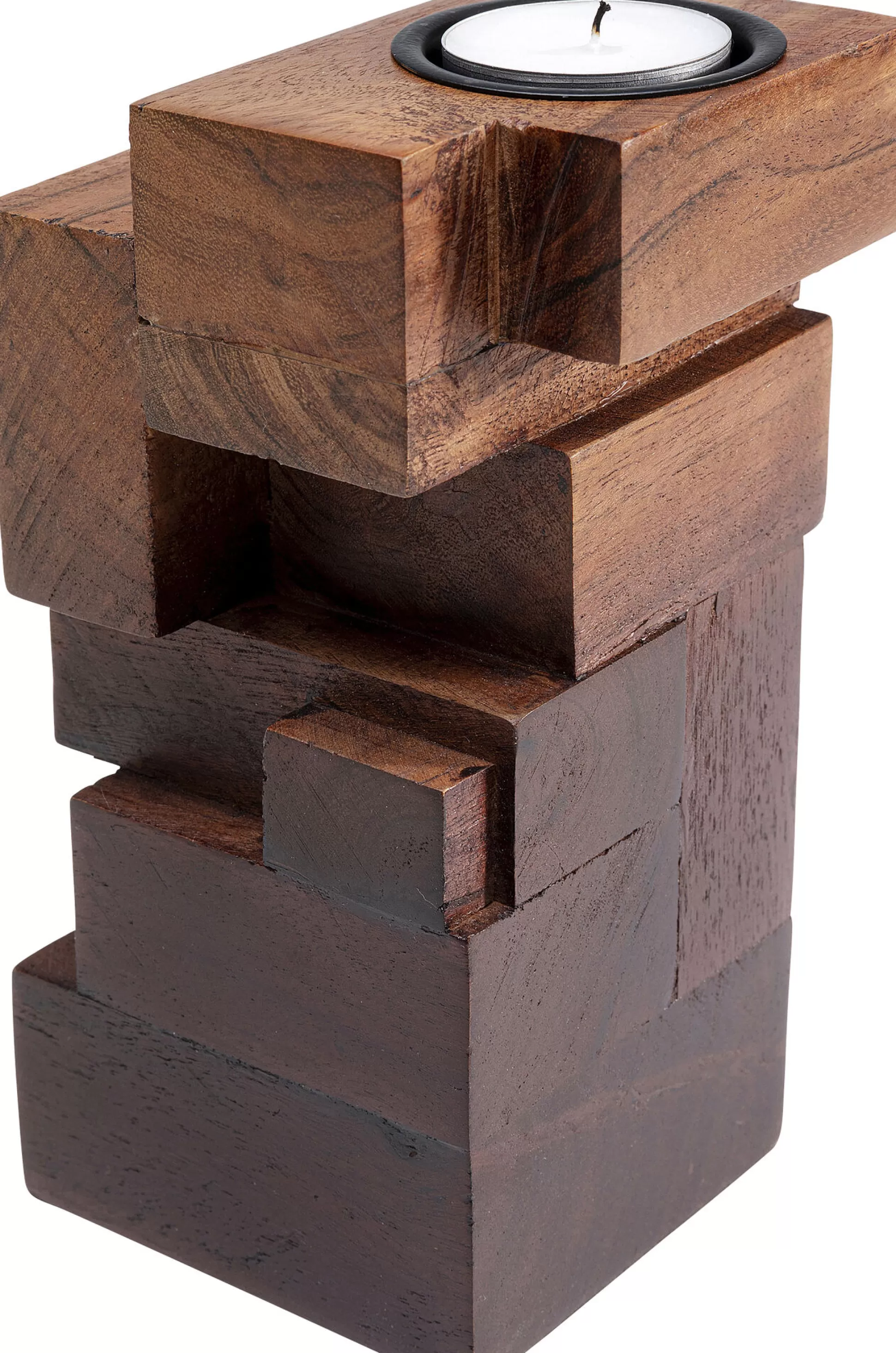 Flash Sale Kandelaar Wood Tetris 31Cm Kandelaars