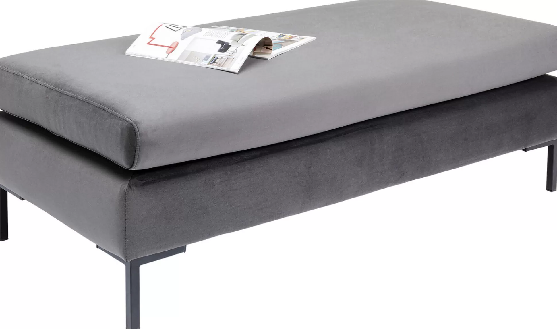 Discount Kruk Gianni Velvet Grey Black Krukken