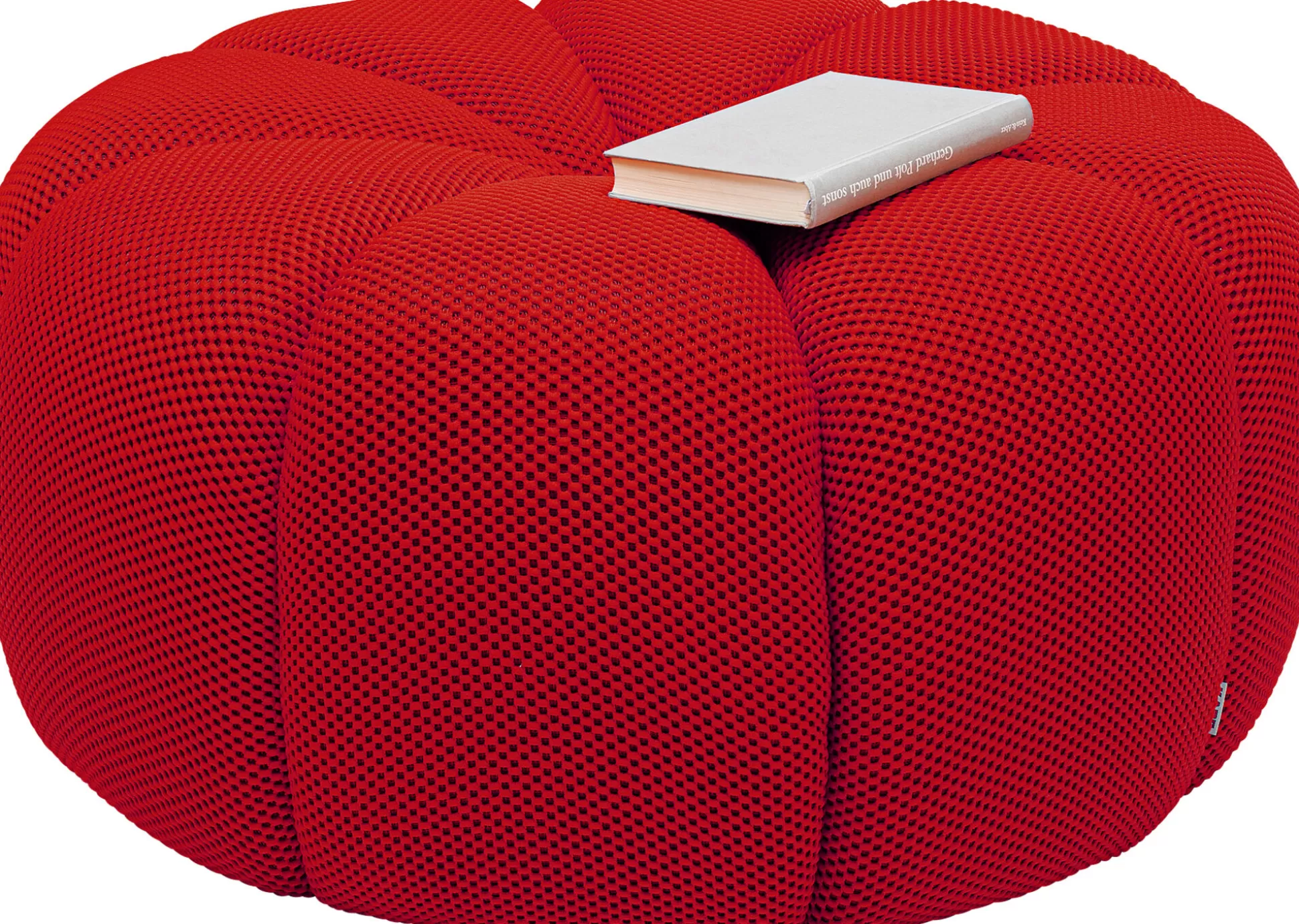 Discount Kruk Peppo Lounge Red O80Cm Poefs