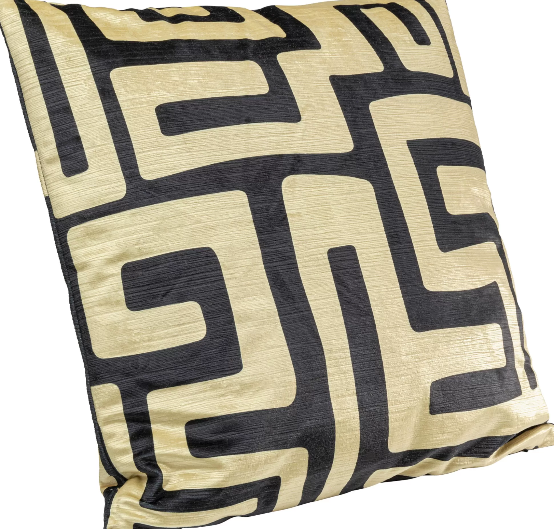 New Kussen Labyrinth Black 45X45Cm Decoratieve Beelden