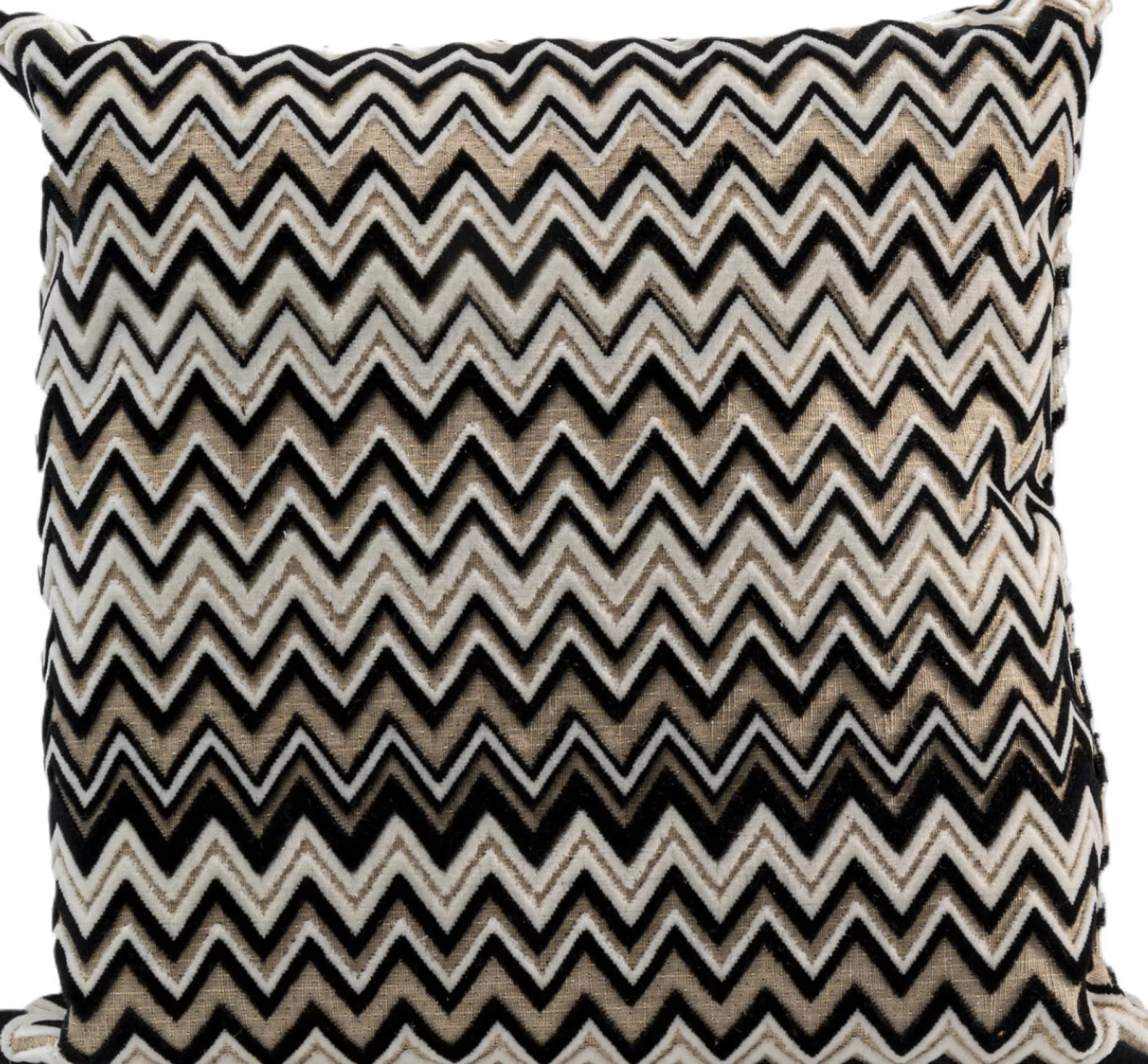 Hot Kussen Velvet Zig Zag 40X40Cm Kussens