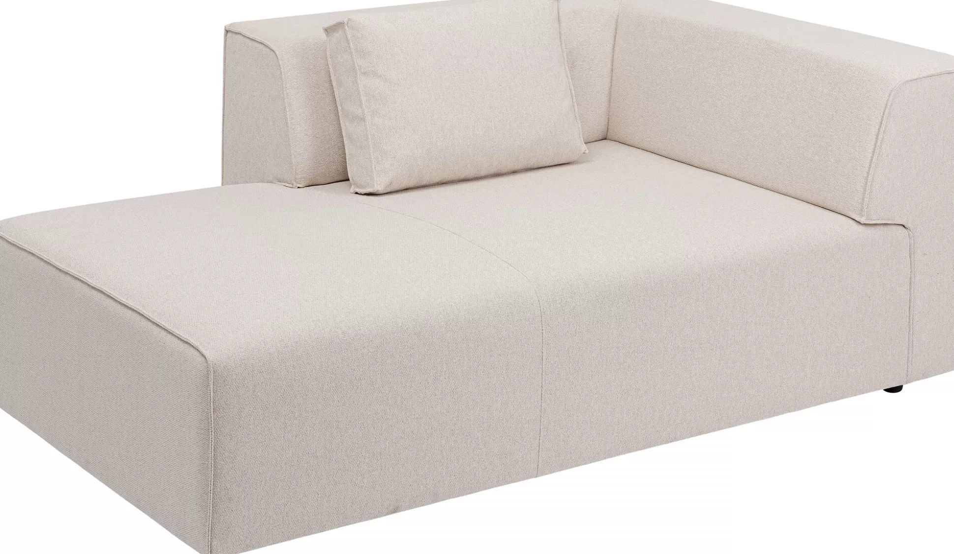 Fashion Modulaire Bank Infinity Ottomane Elements Cream Left 182Cm Chaise Longues