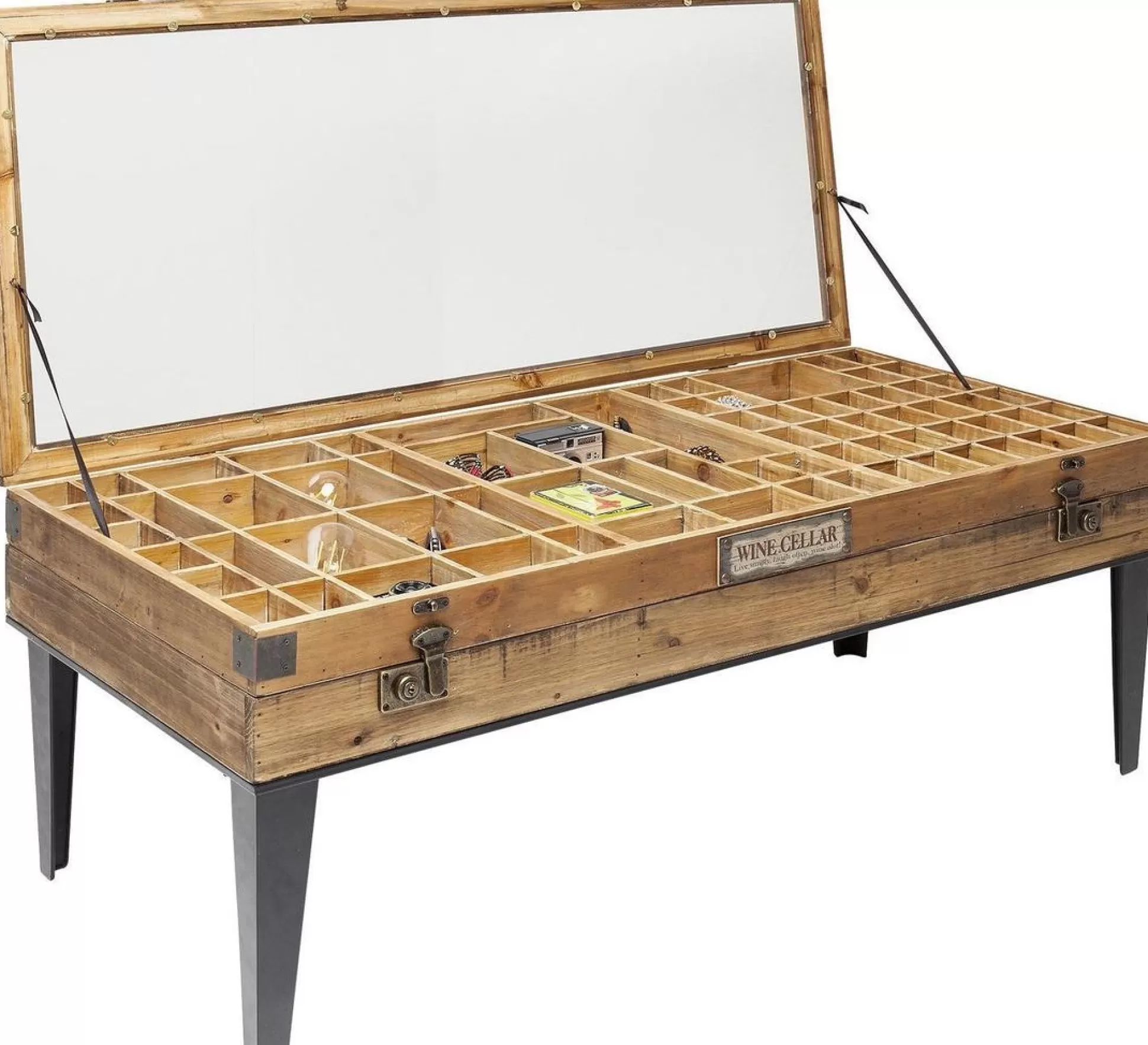 Best Sale Salontafel Collector Natuur 122X55Cm Salontafels