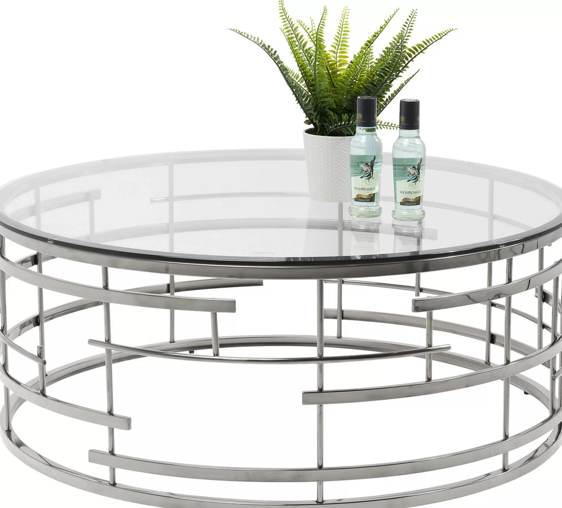 Outlet Salontafel Jupiter Zilver O100Cm Salontafels