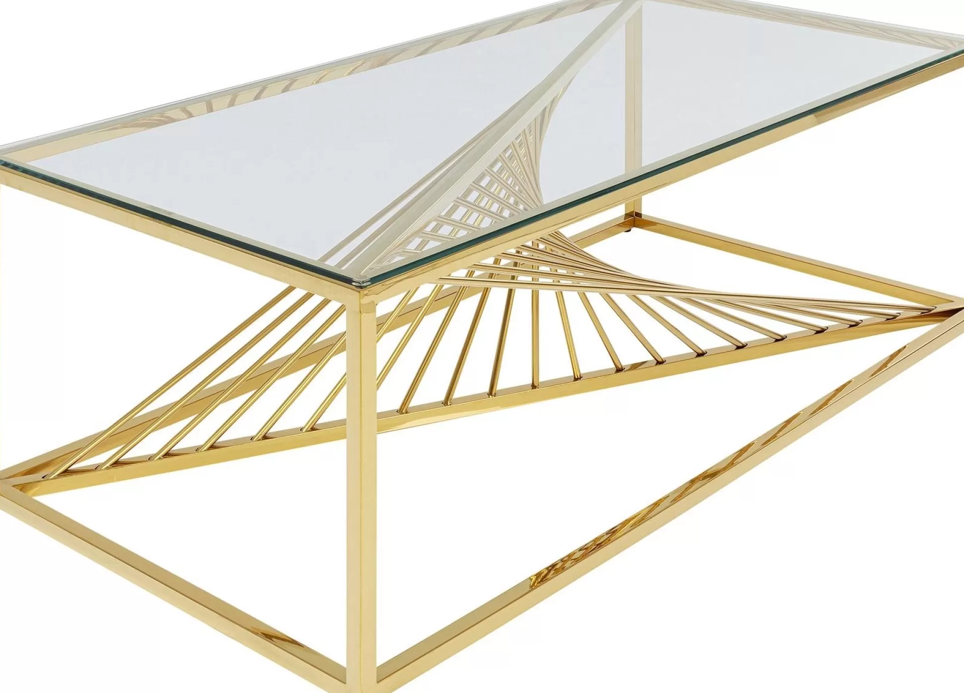 Flash Sale Salontafel Laser Goud 120X60Cm Salontafels