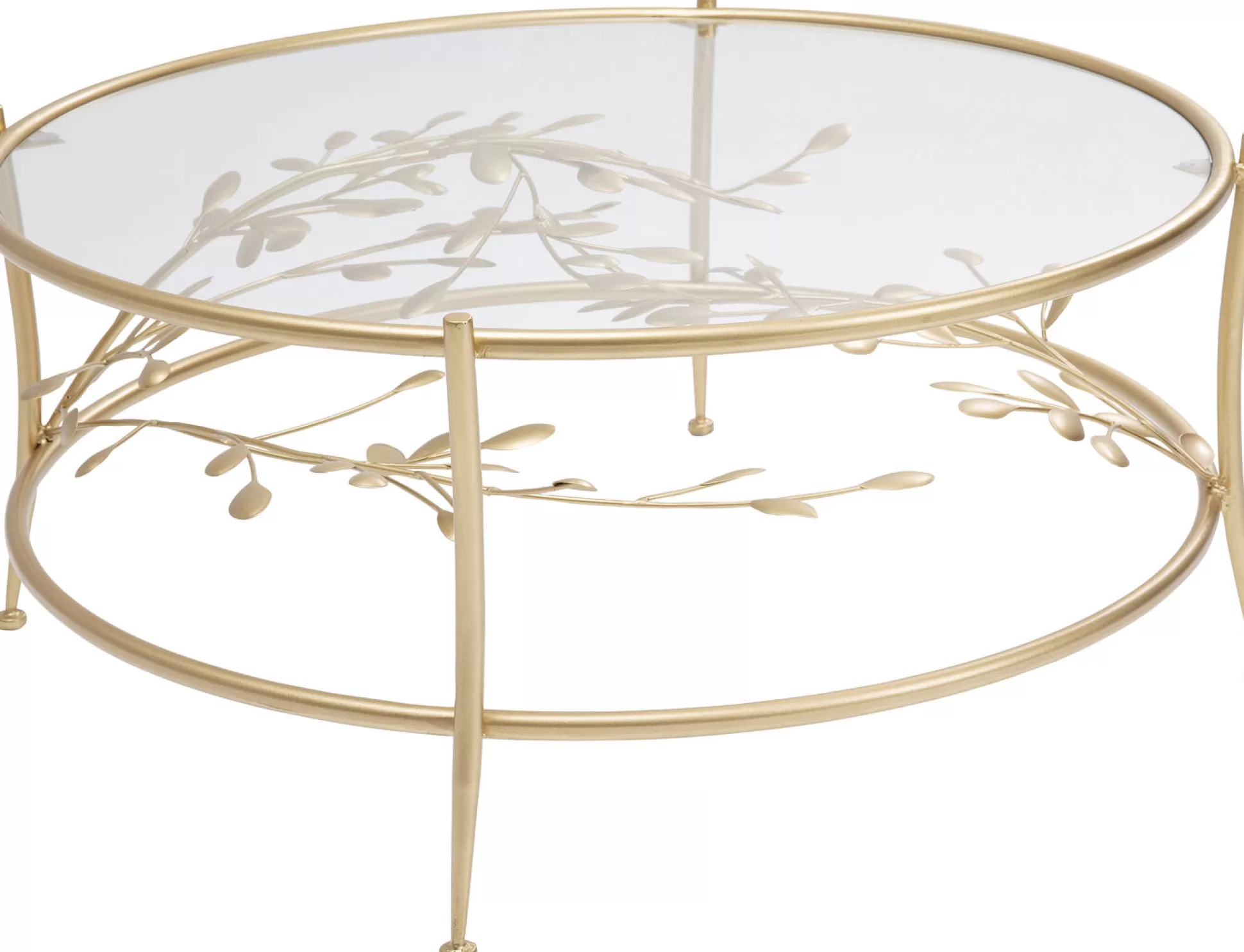 Sale Salontafel Leafline Gold O88Cm Salontafels