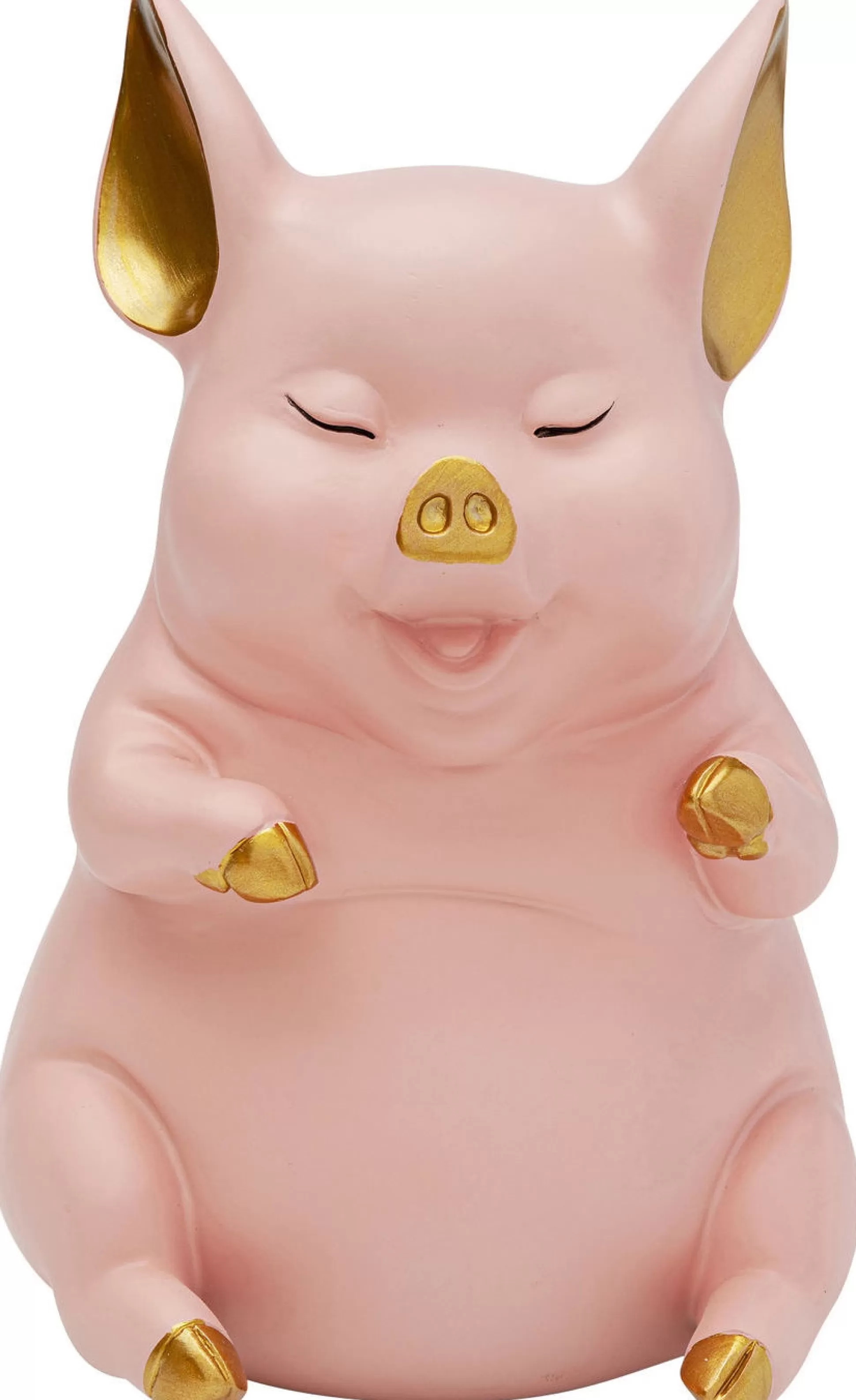 Fashion Spaarpot Happy Pig Sitting Rosa Spaarpotten