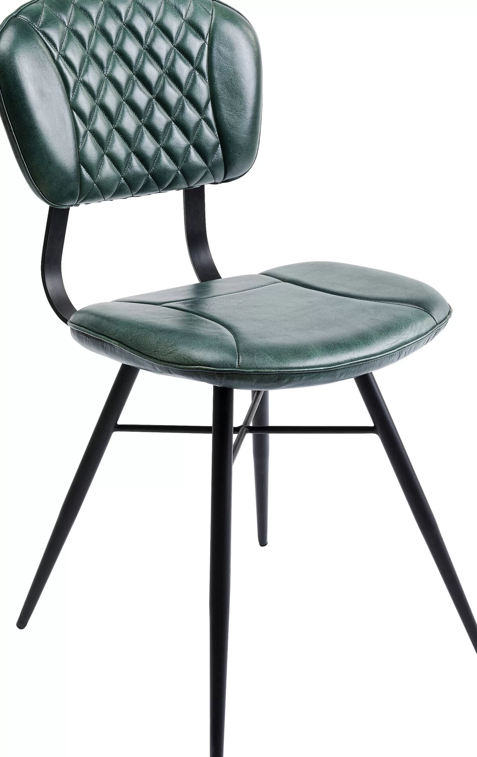 Cheap Stoel Samba Leather Dark Green Stoelen