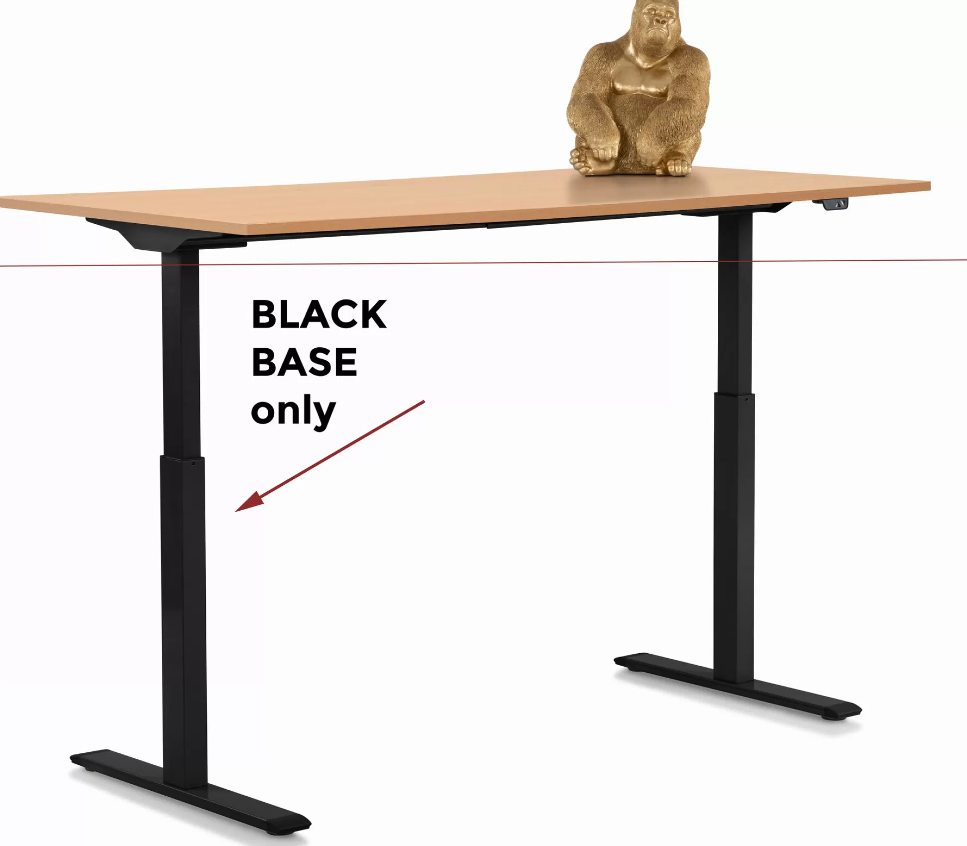 Outlet Tafel Onderstel Tavola Office Black Bureaus