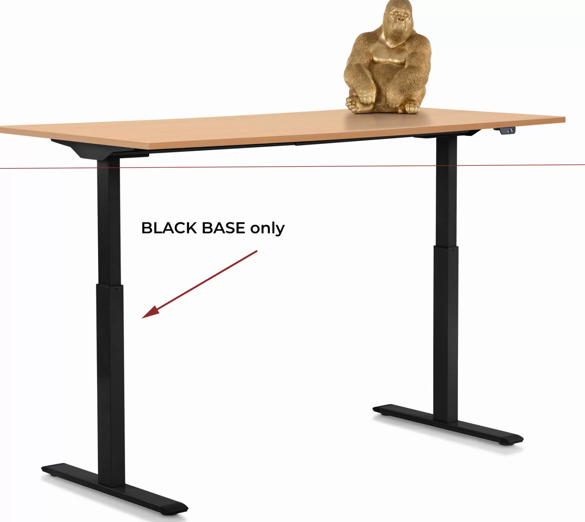 Online Tafel Onderstel Tavola Office Black Smart Bureaus