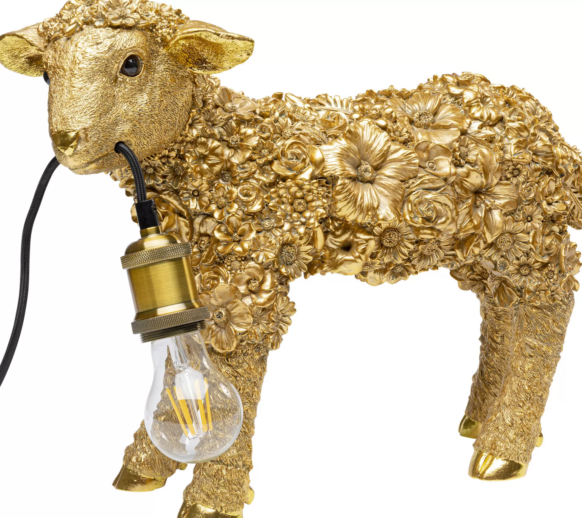 Hot Tafellamp Animal Flower Sheep Gold 36Cm Tafellampen