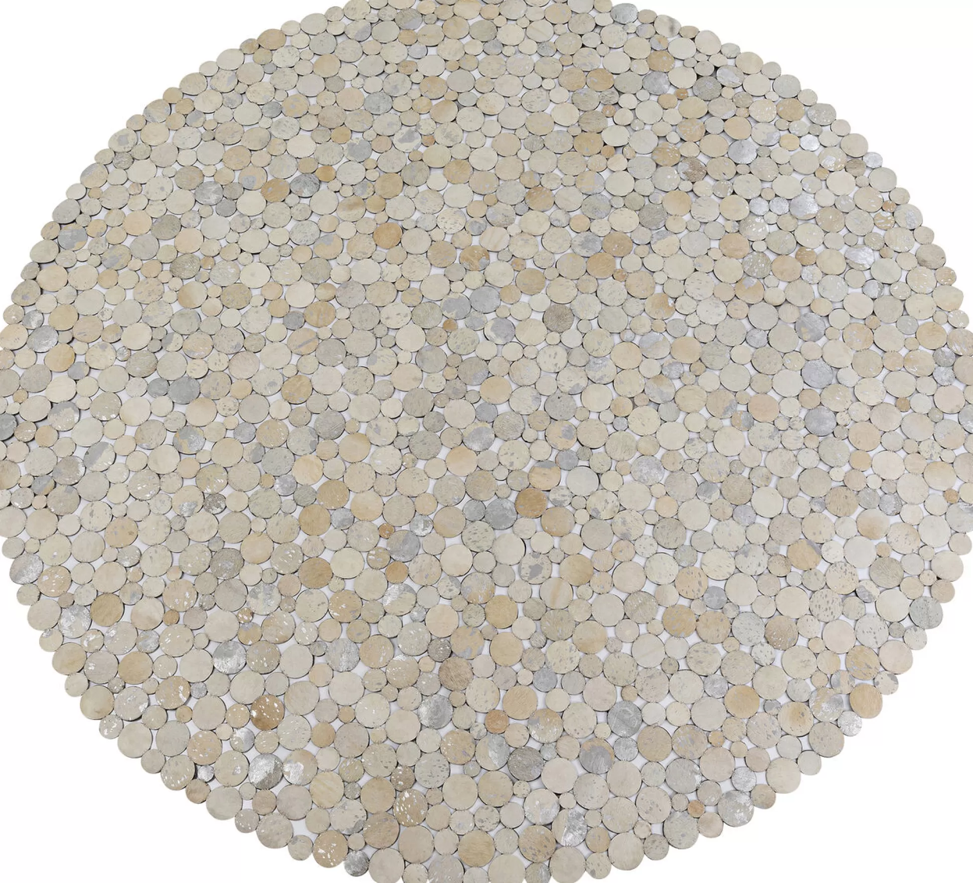 Outlet Vloerkleed Circle Beige O250Cm Vloerkleden