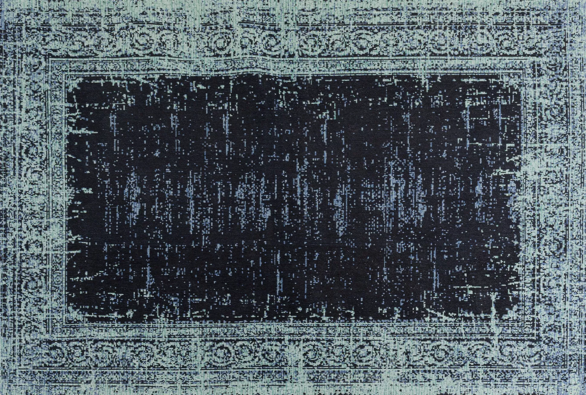 Best Vloerkleed Vintage Deep Sea Blue 170X240Cm Vloerkleden