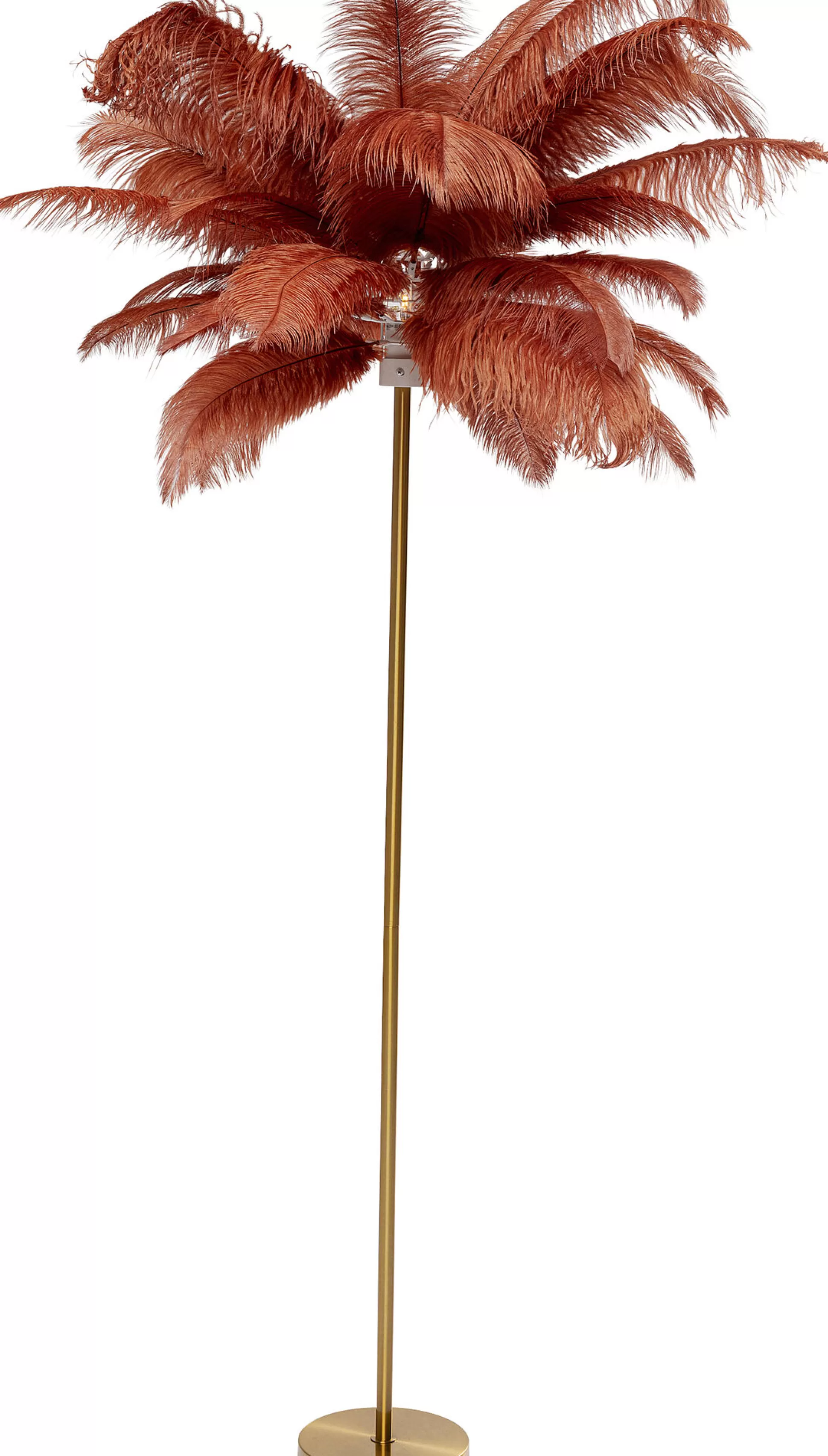 Store Vloerlamp Feather Palm Brown 165Cm Vloerlampen