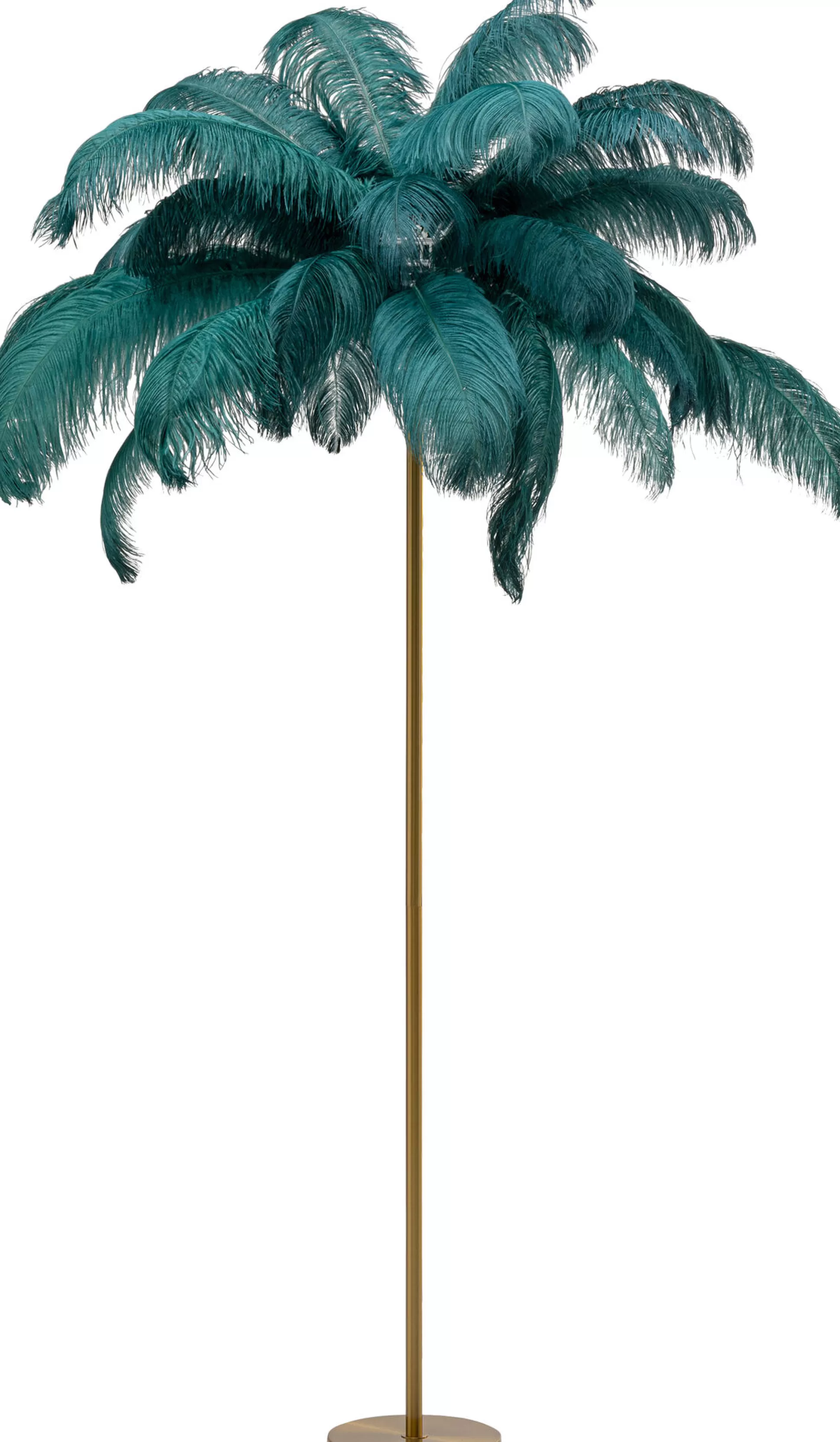 Fashion Vloerlamp Feather Palm Green 165Cm Vloerlampen