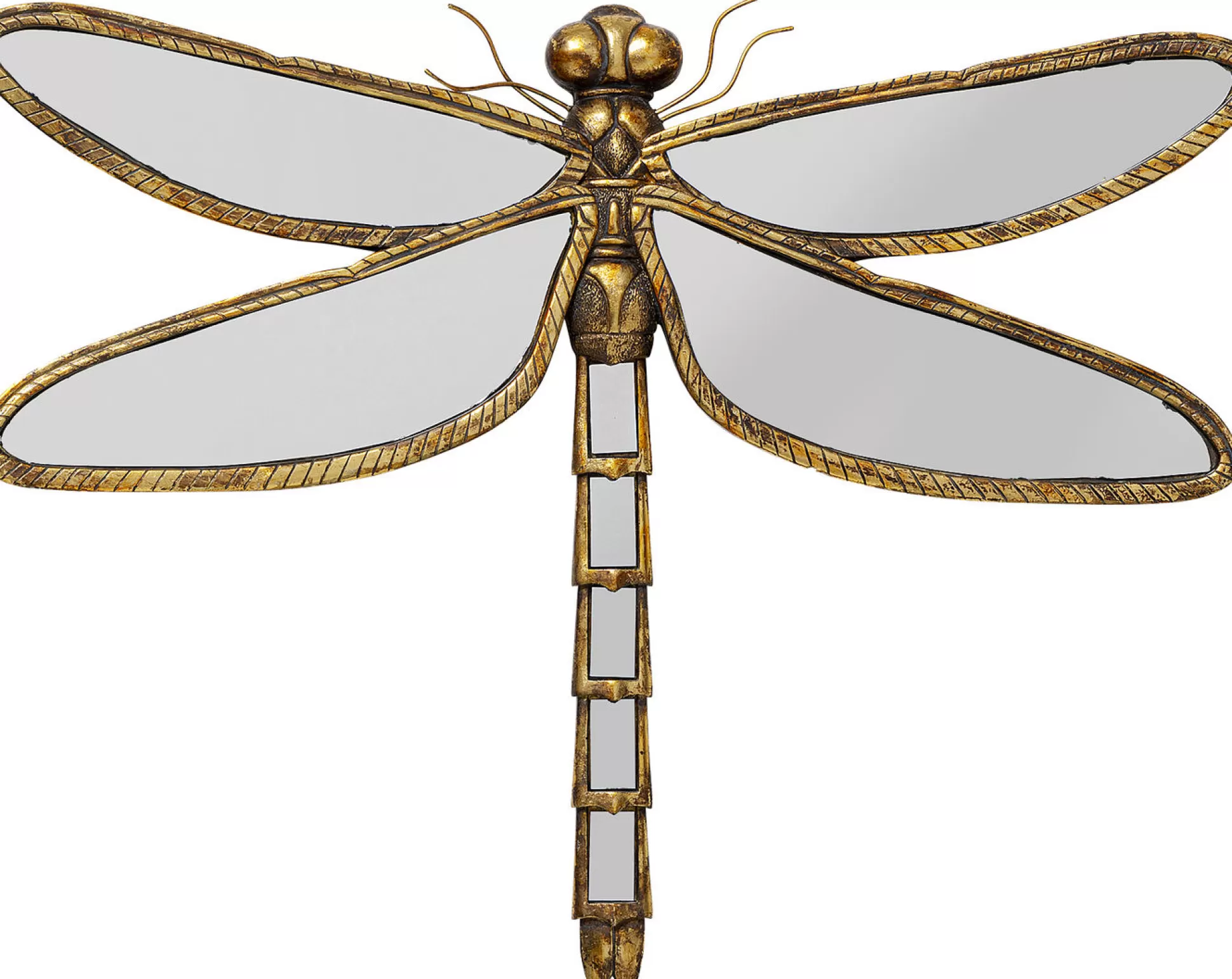 Best Sale Wanddecoratie Dragonfly Spiegel 71Cm Wanddecoraties