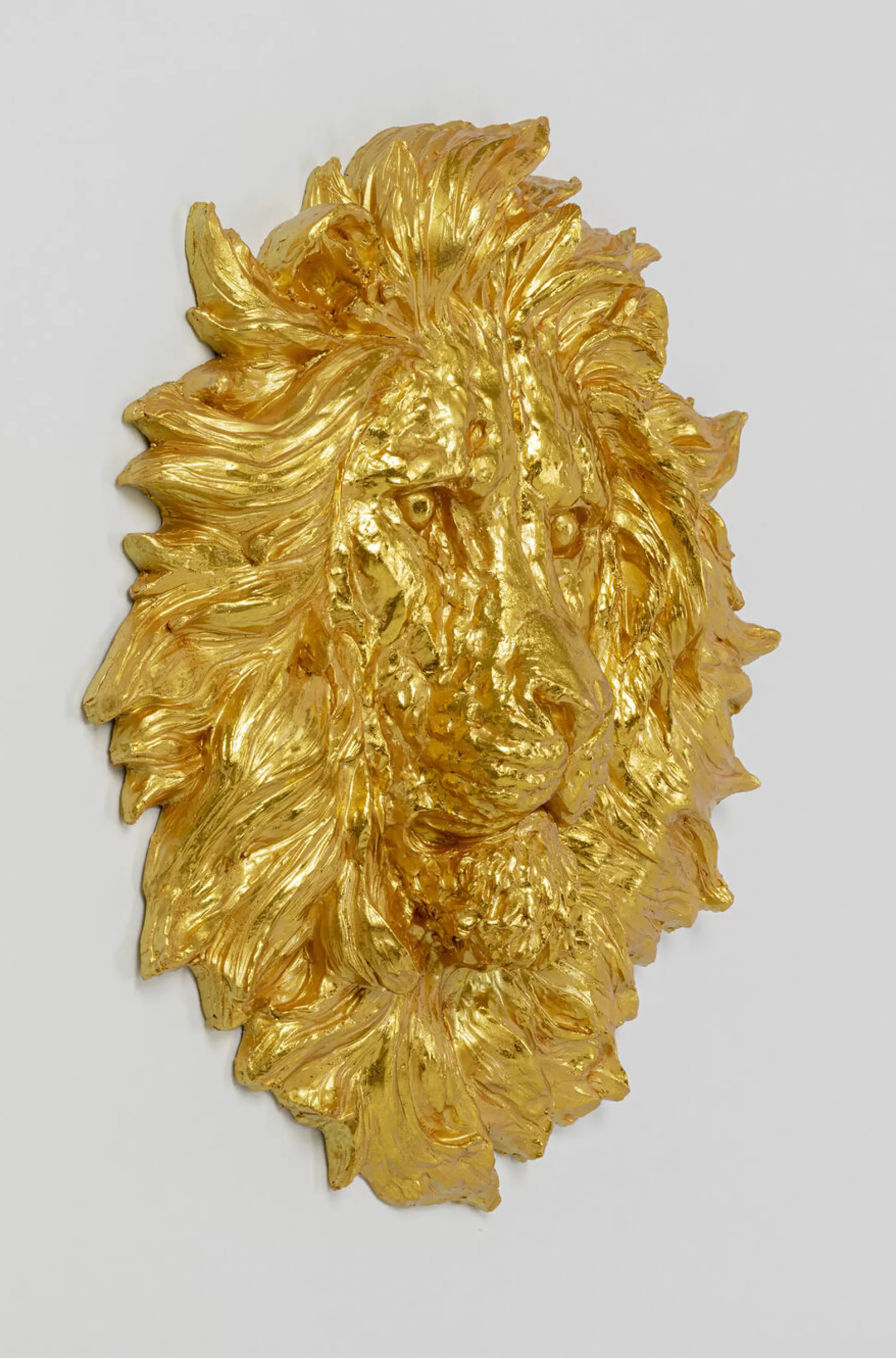 Shop Wanddecoratie Lion Head Gold 90X100Cm Wanddecoraties