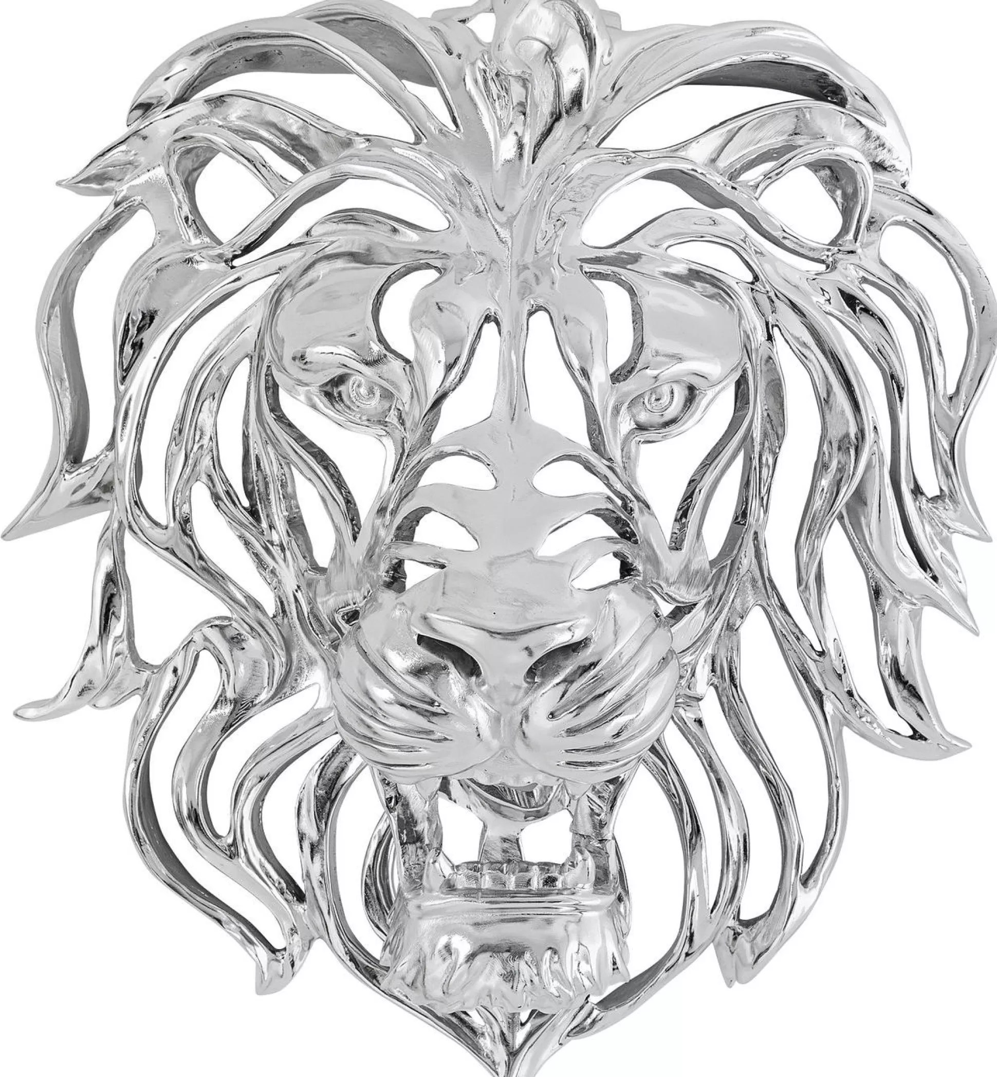 Shop Wanddecoratie Lion Zilver Wanddecoraties