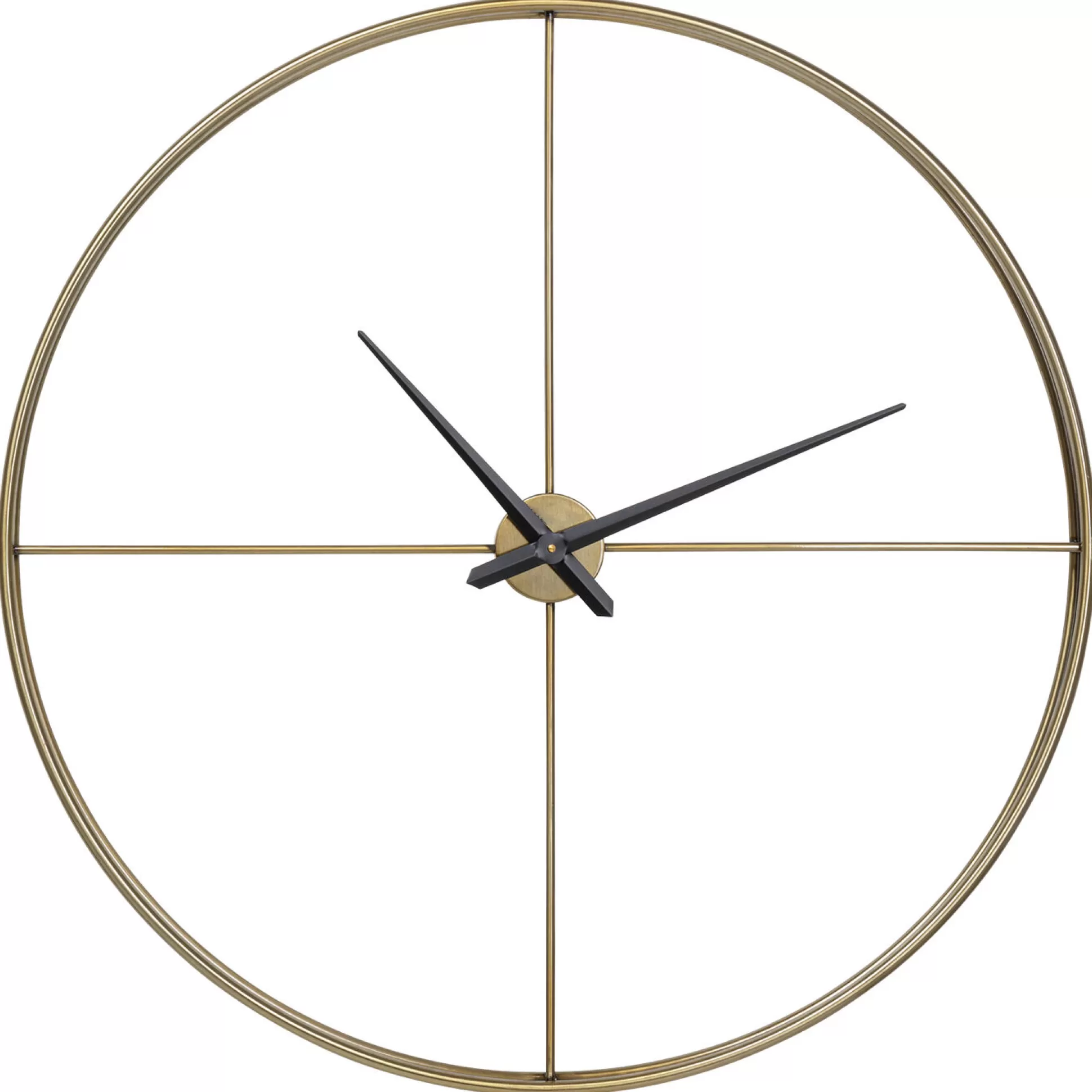 New Wandklok Simple Pure Brass O95Cm Klokken