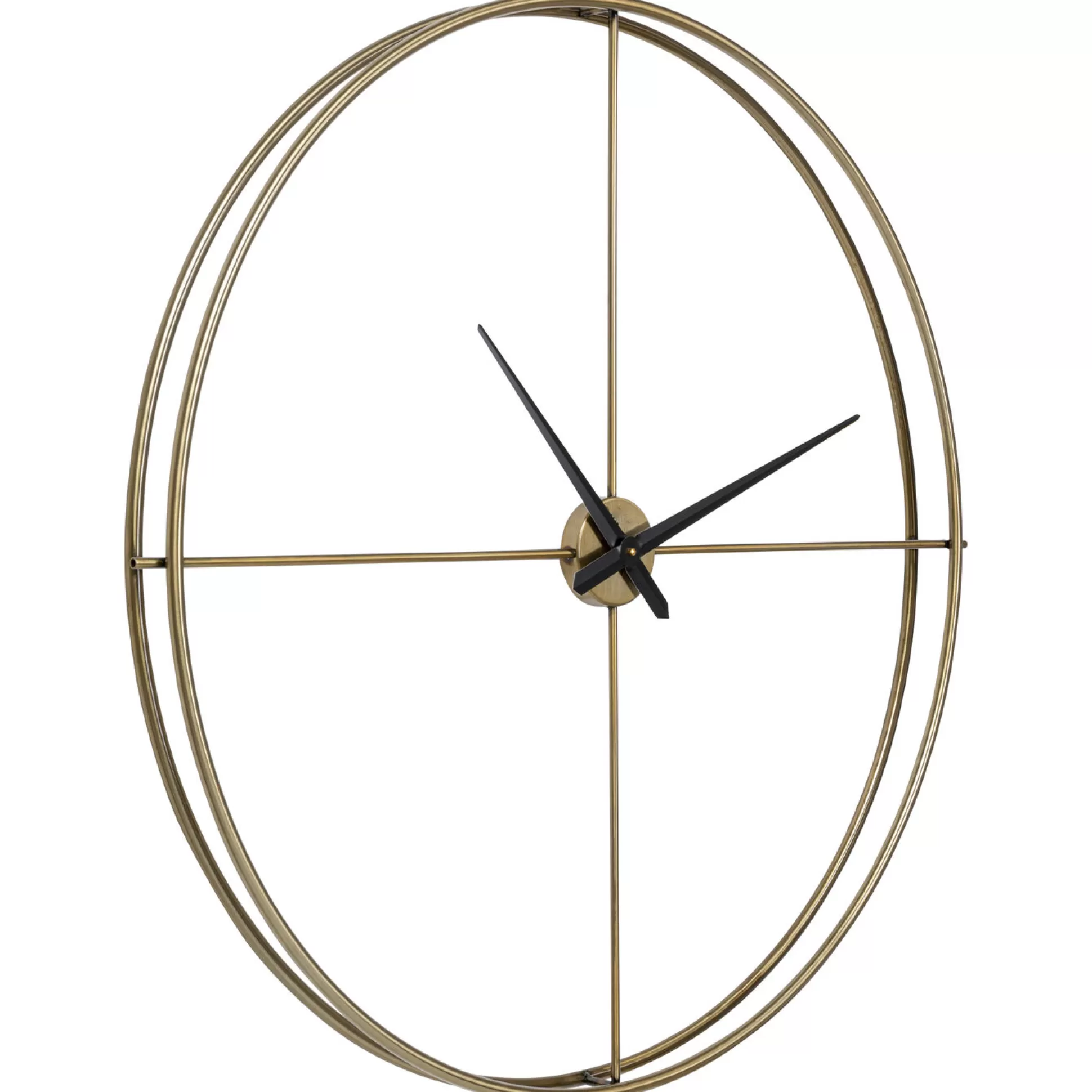 New Wandklok Simple Pure Brass O95Cm Klokken